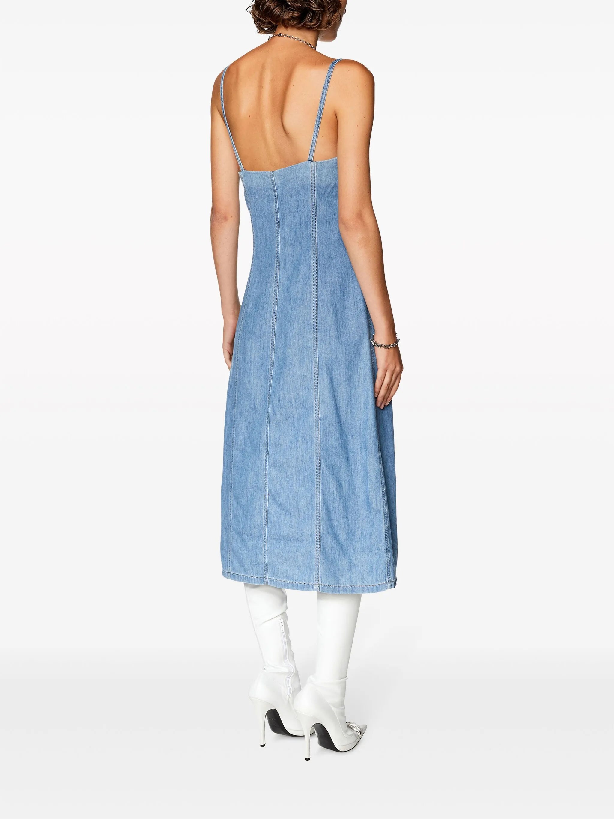 De-Dressy denim midi dress