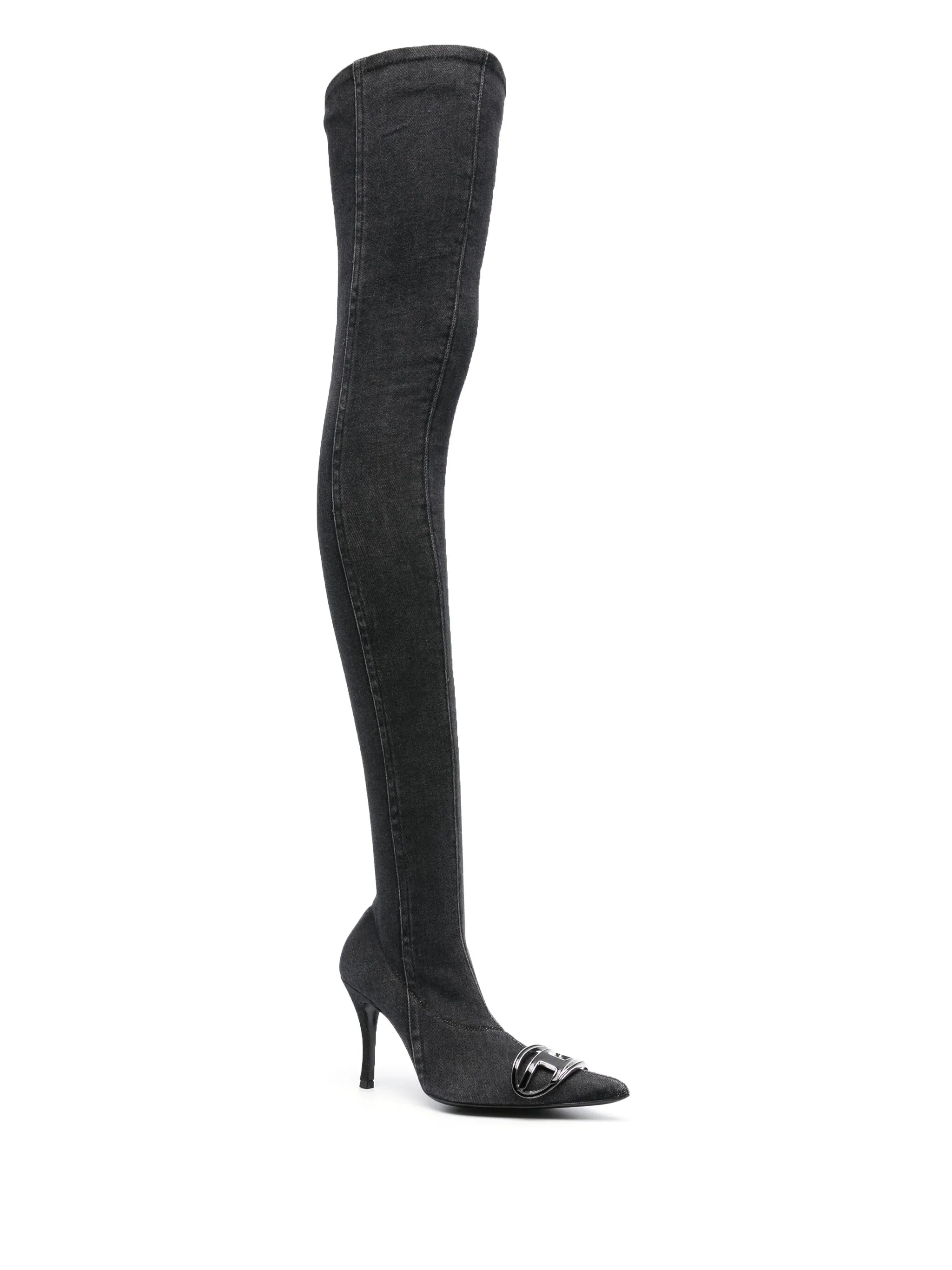 D-Venus Tbt 90mm denim boots