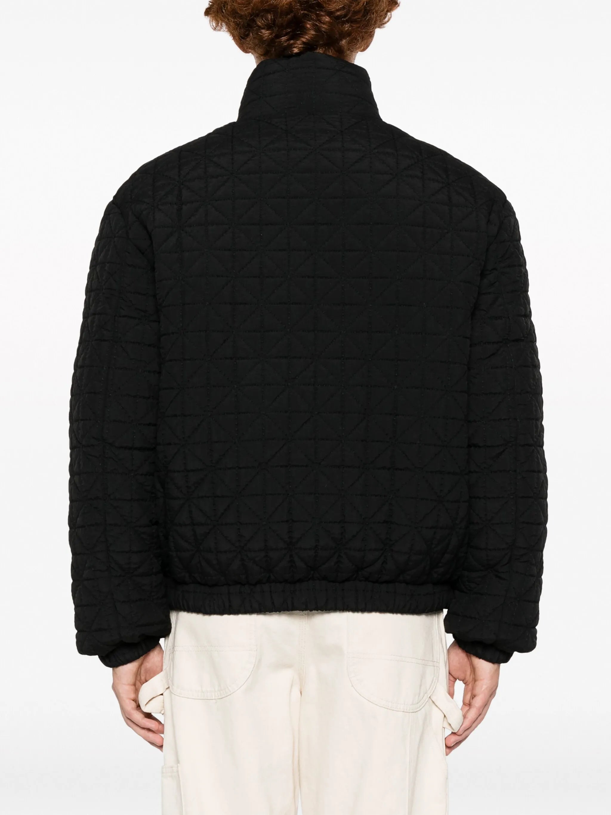 Sashiko-stitch puffer jacket