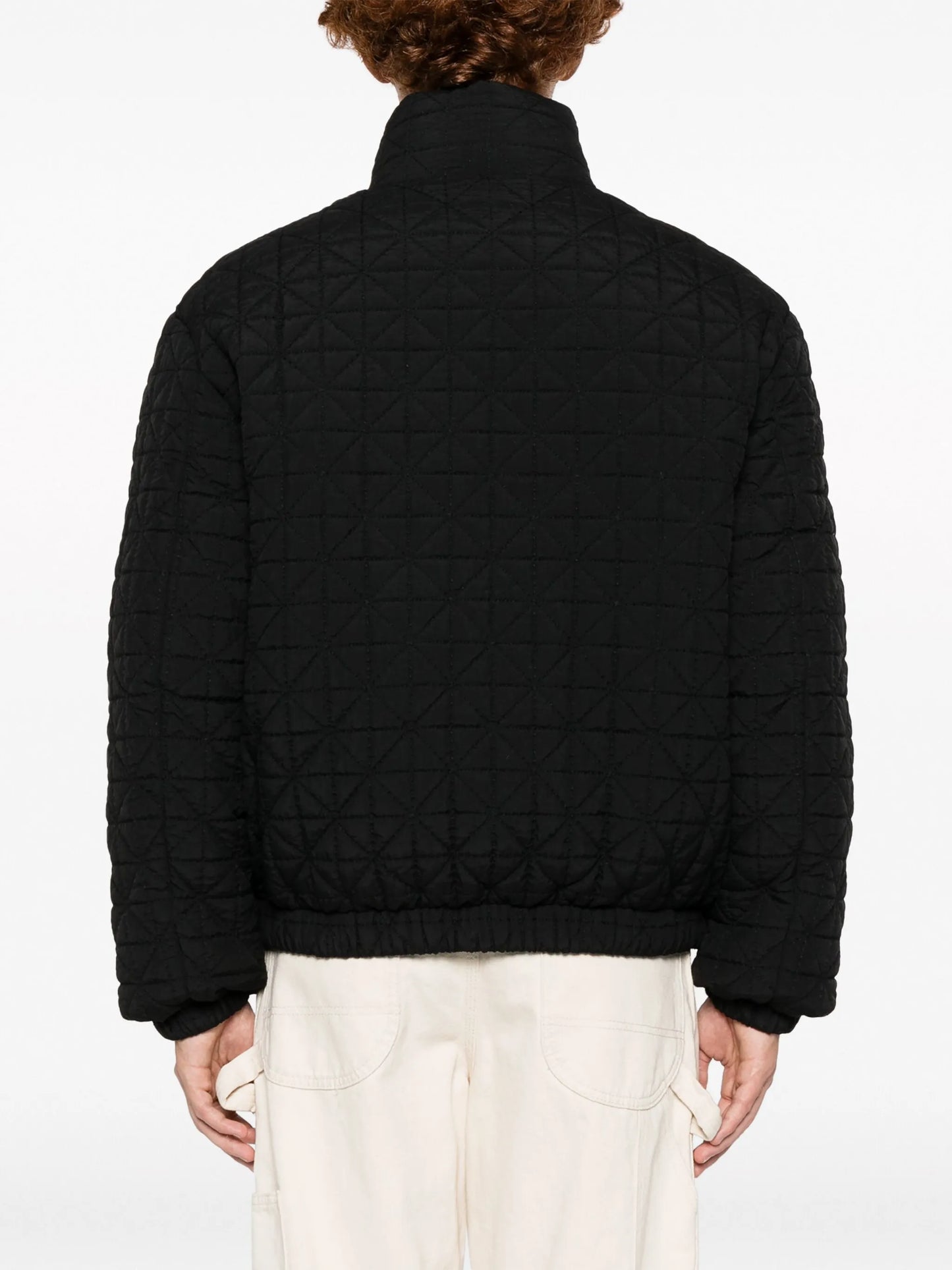 Sashiko-stitch puffer jacket