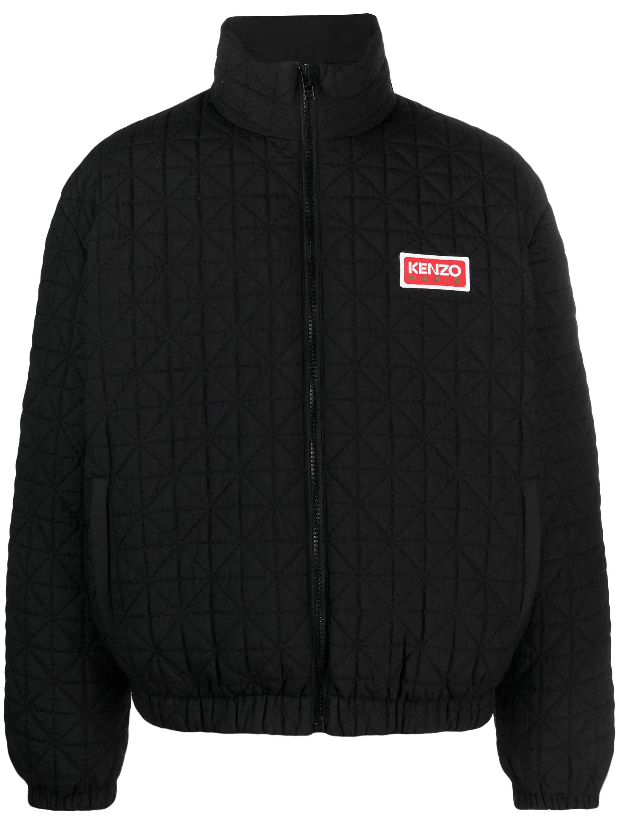 Sashiko-stitch puffer jacket