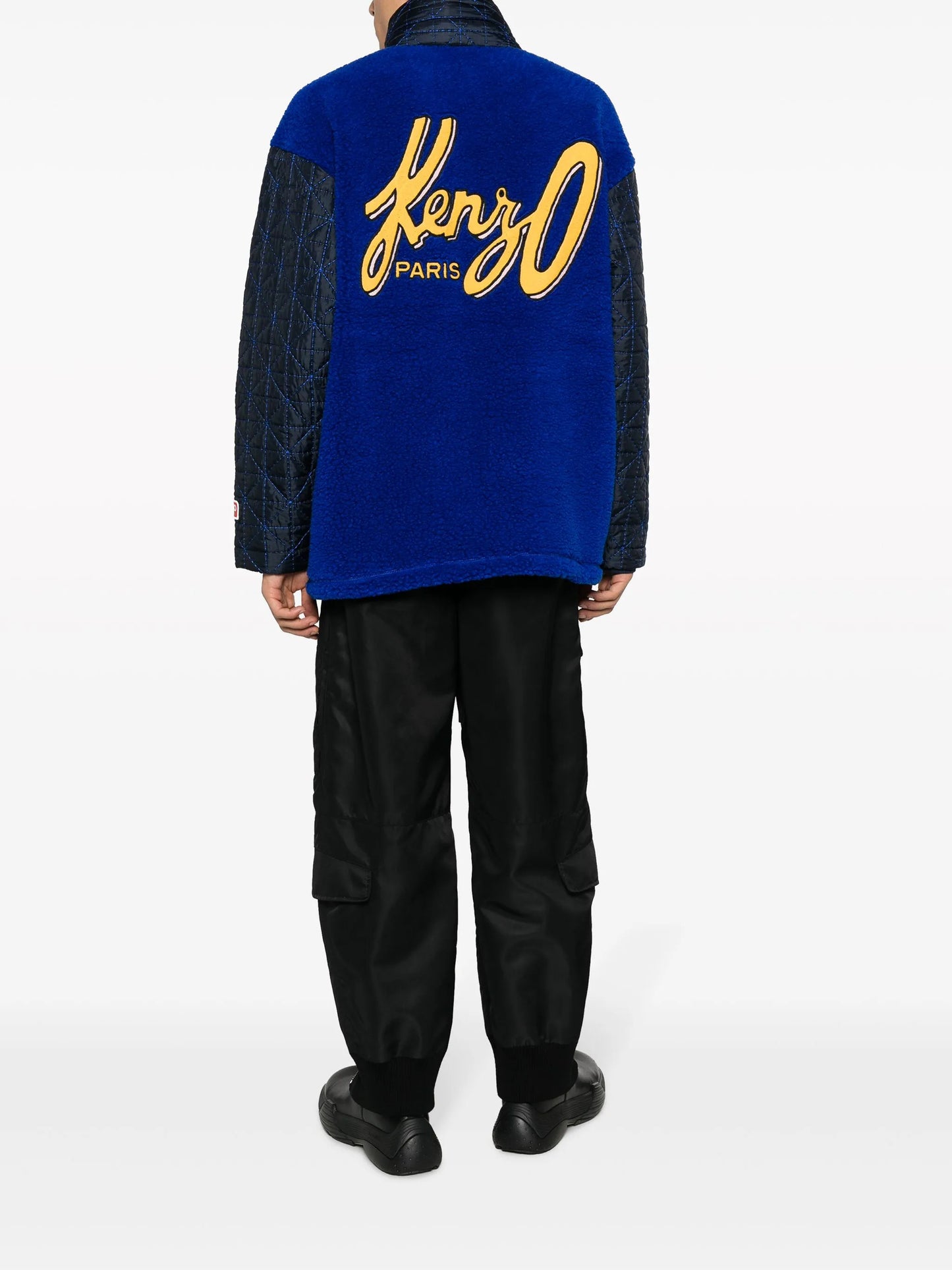 zip-up fleece bomber jacket