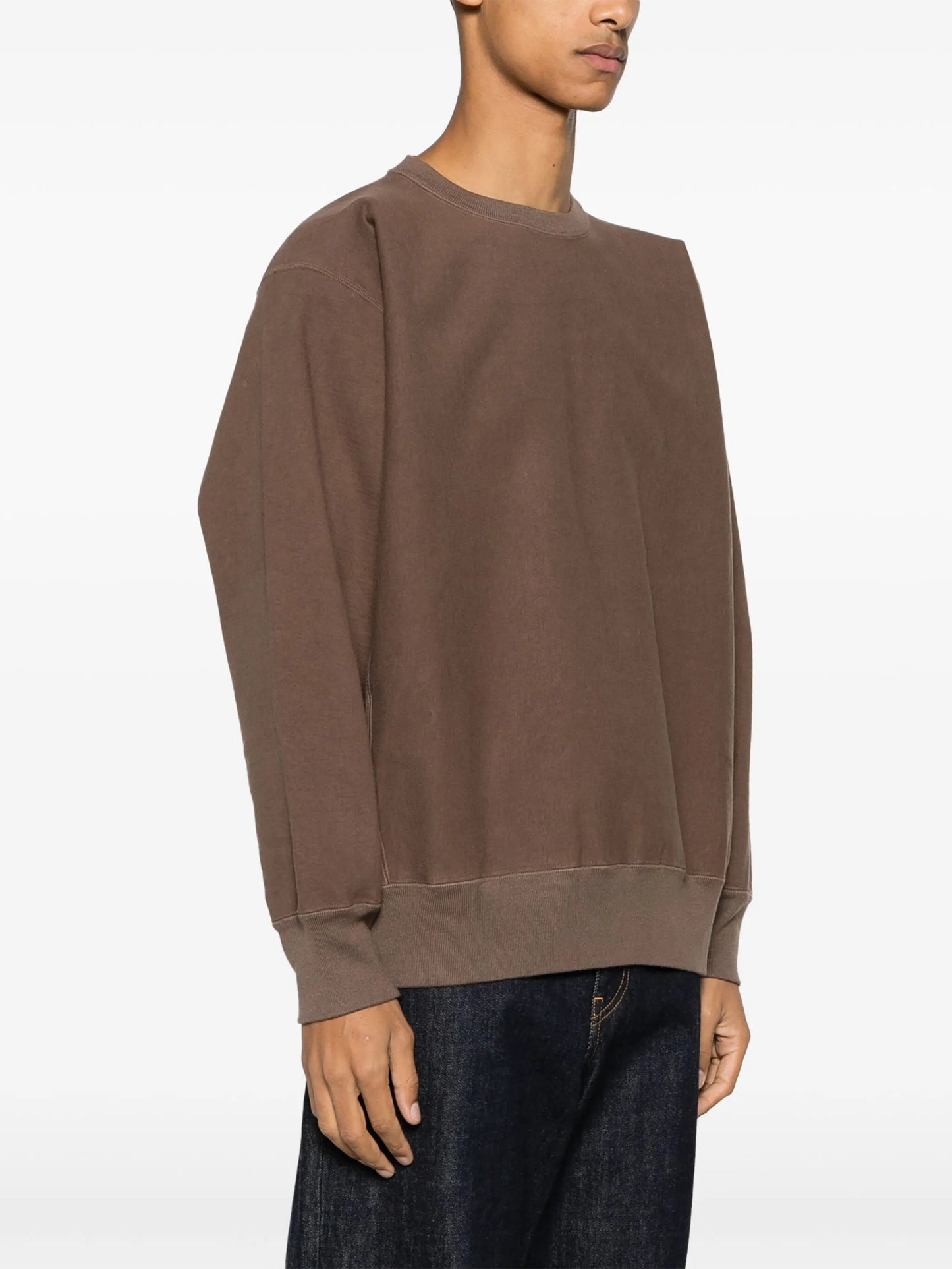 crew neck long-sleeve sweatshirt