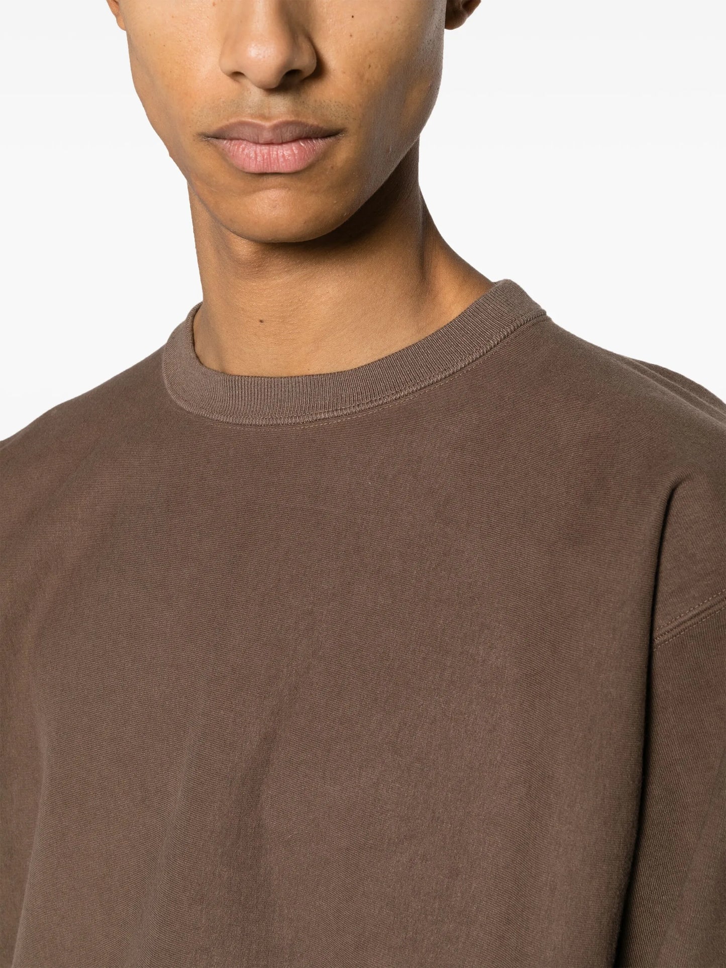 crew neck long-sleeve sweatshirt