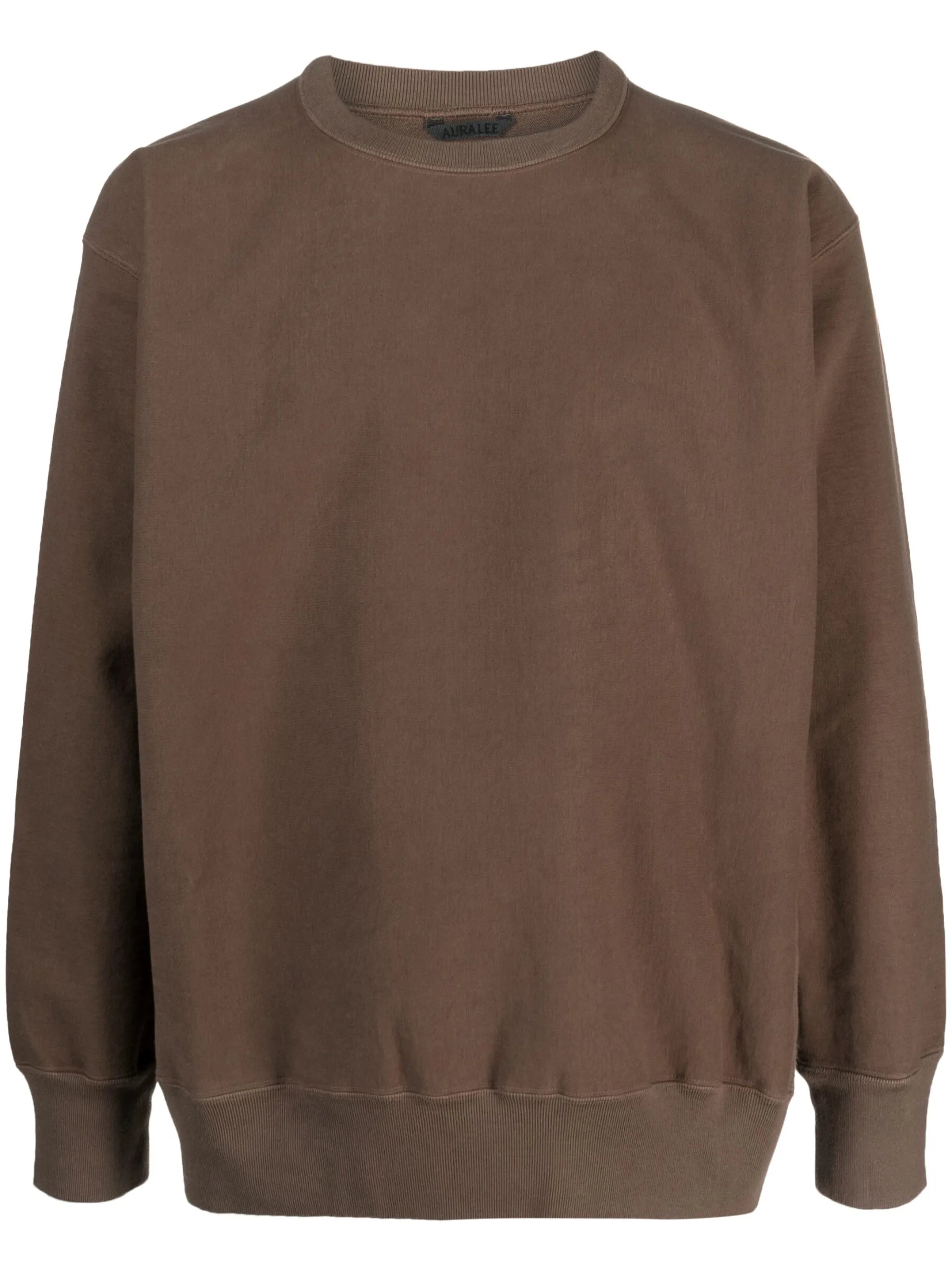 crew neck long-sleeve sweatshirt
