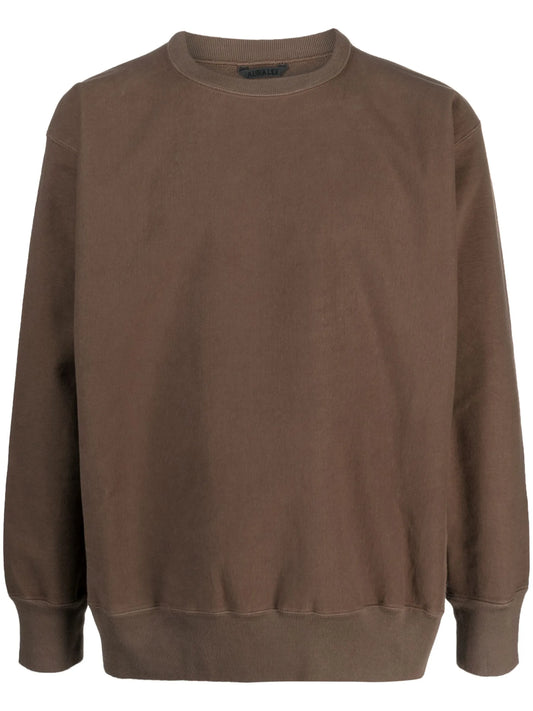 crew neck long-sleeve sweatshirt