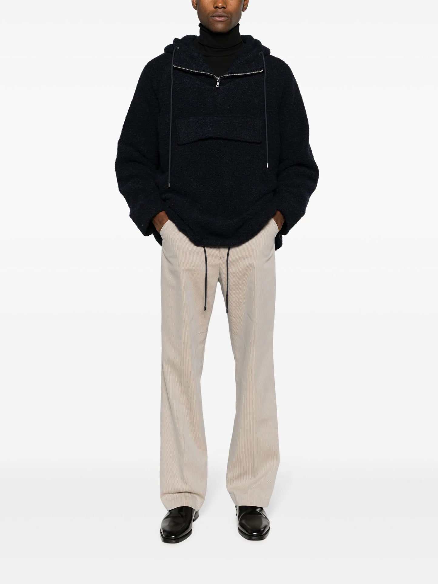 lightweight cloth hooded parka