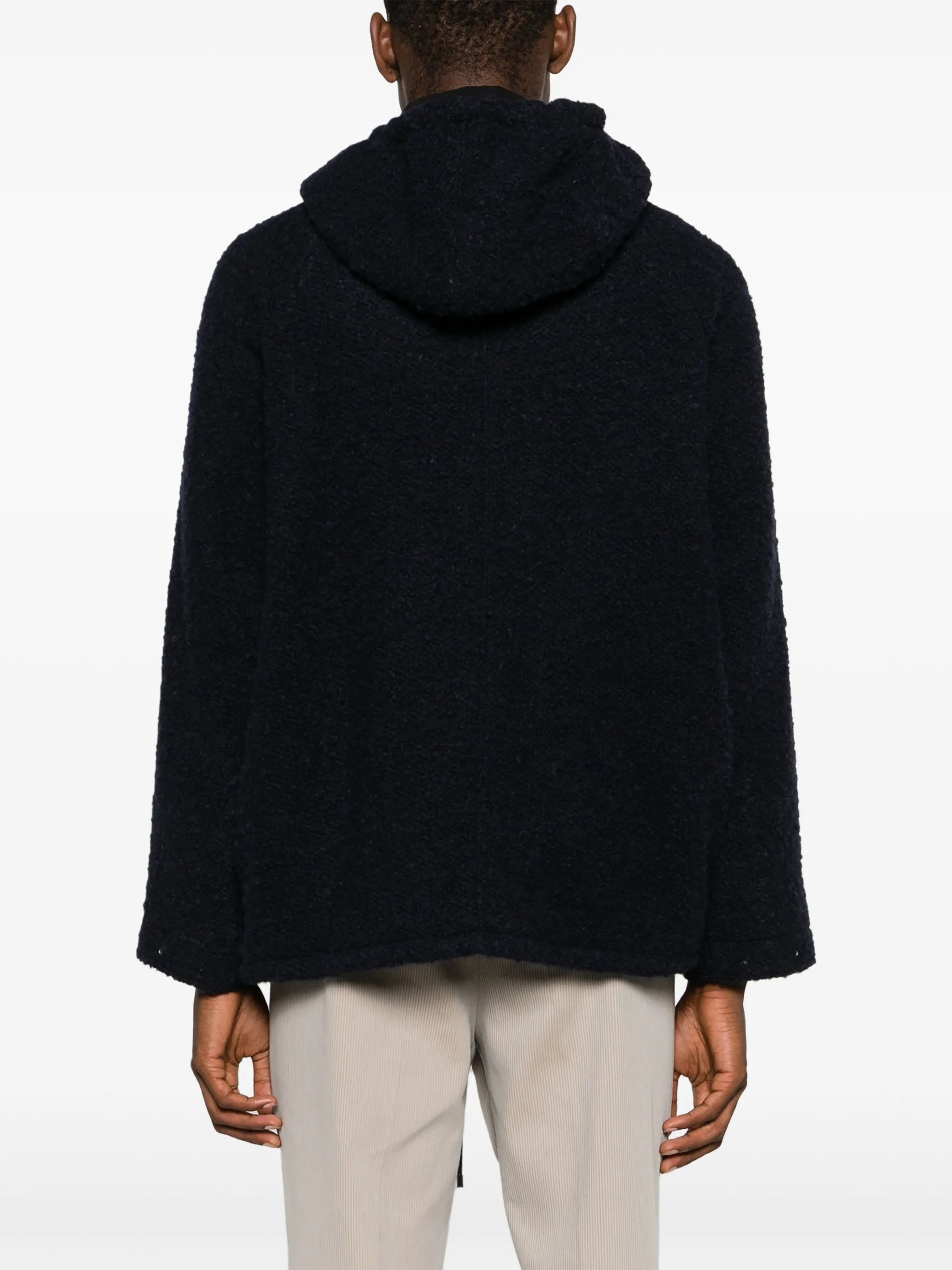 lightweight cloth hooded parka
