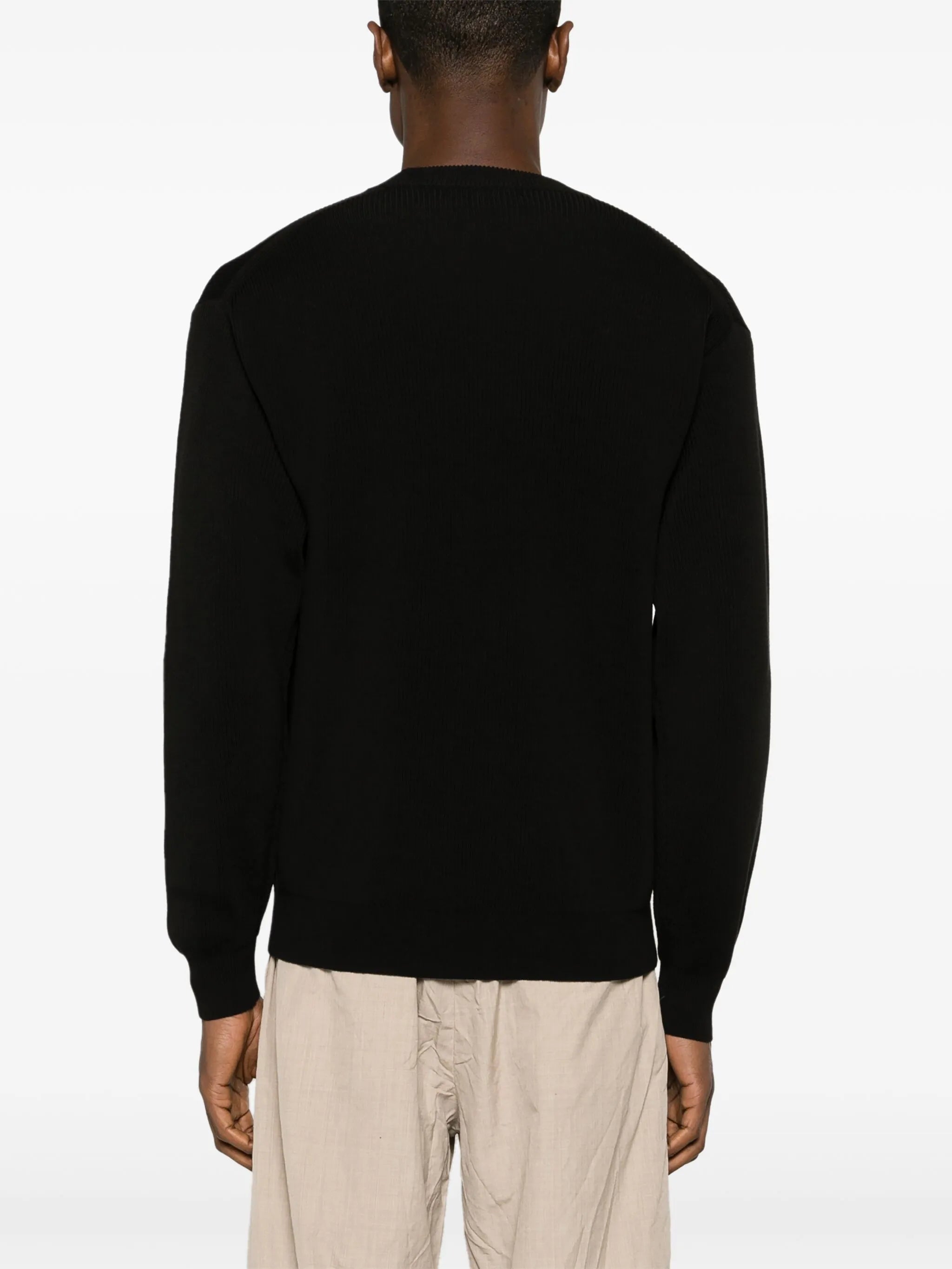 Super Hard Twist ribbed jumper