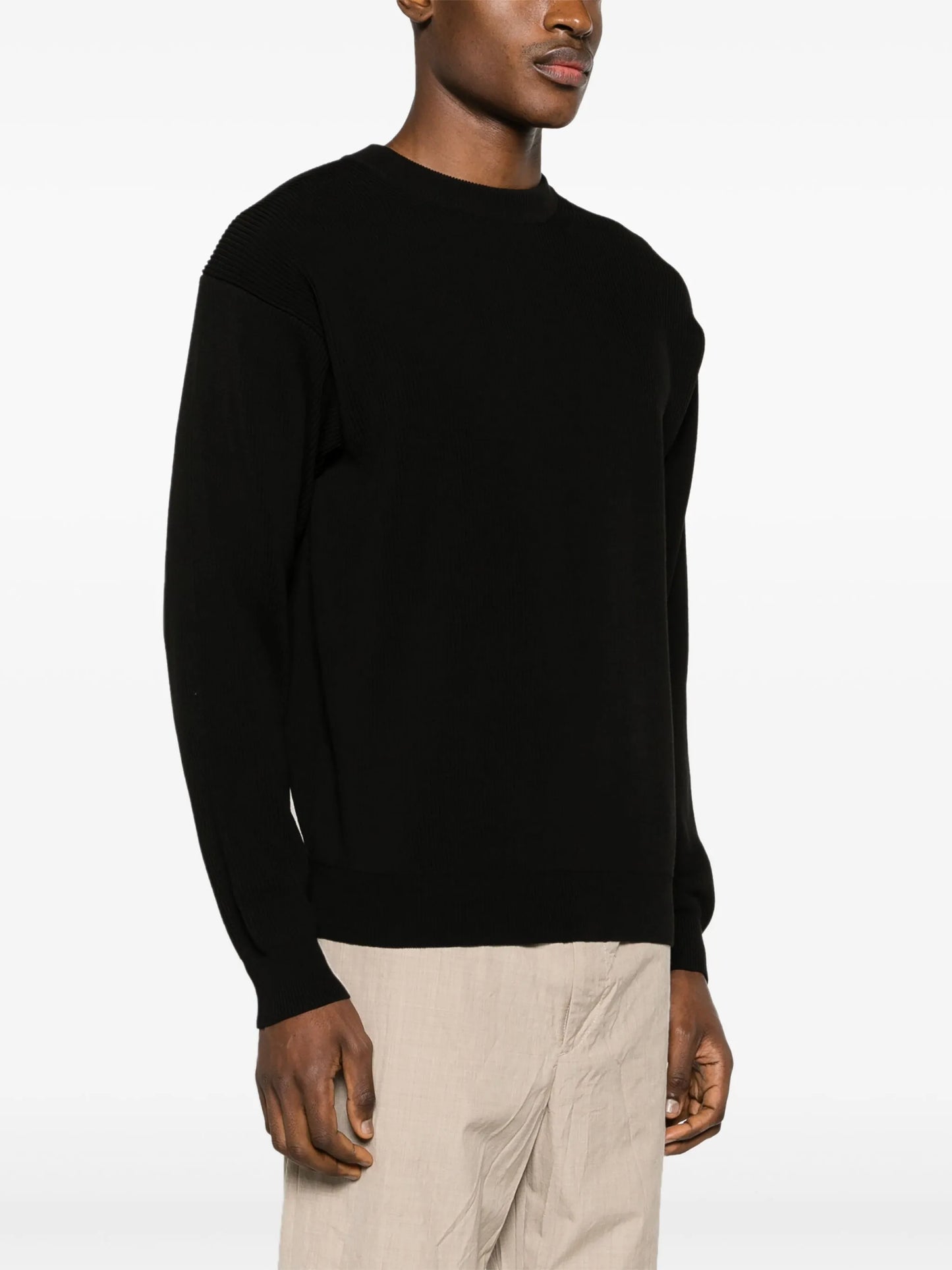 Super Hard Twist ribbed jumper