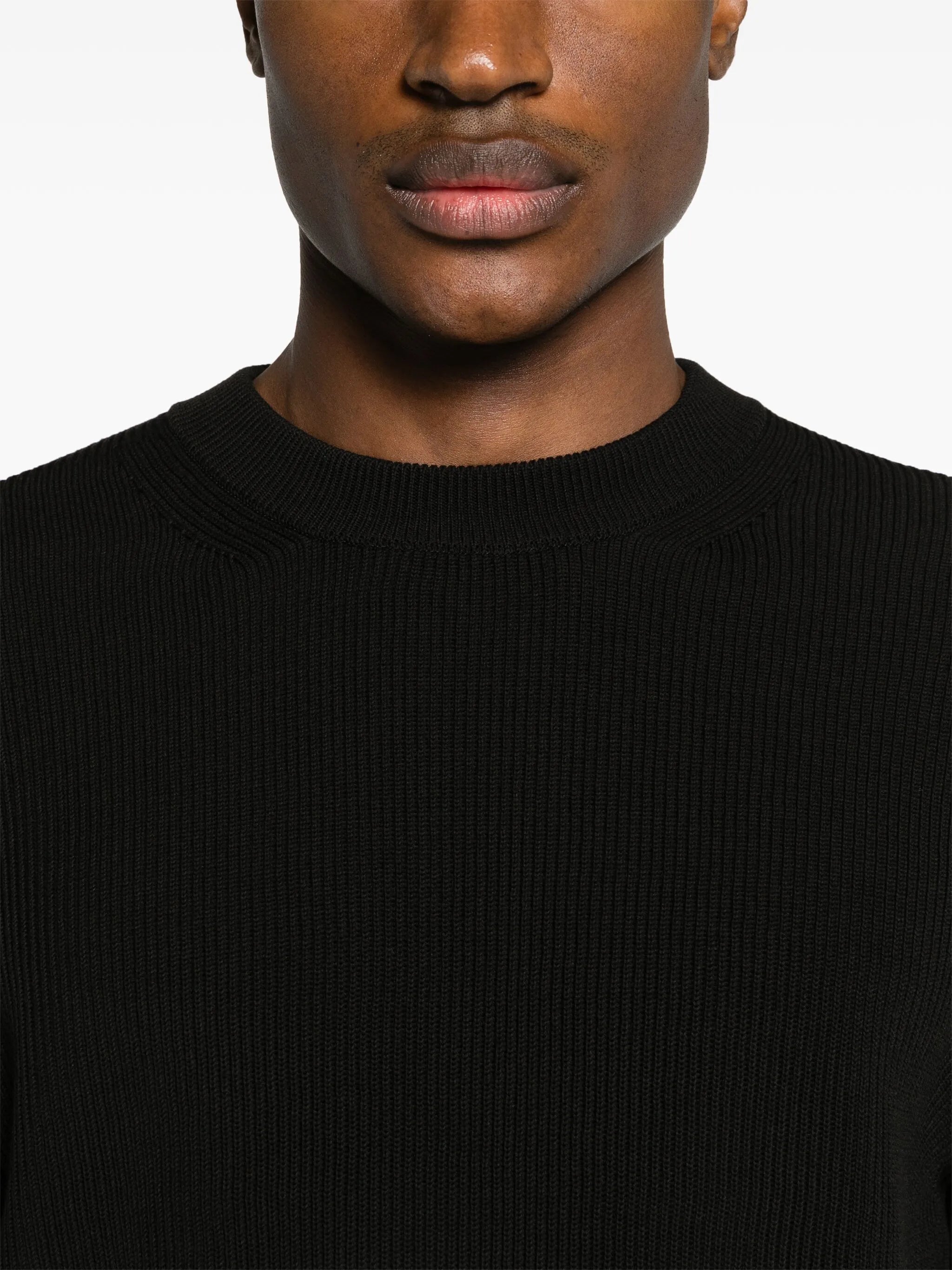 Super Hard Twist ribbed jumper