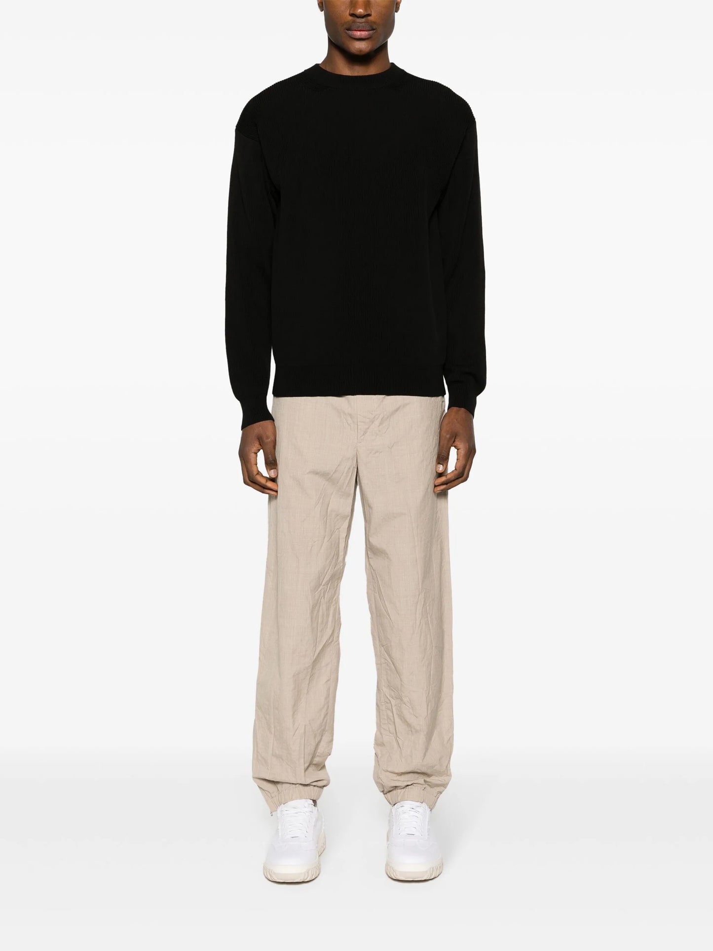 Super Hard Twist ribbed jumper