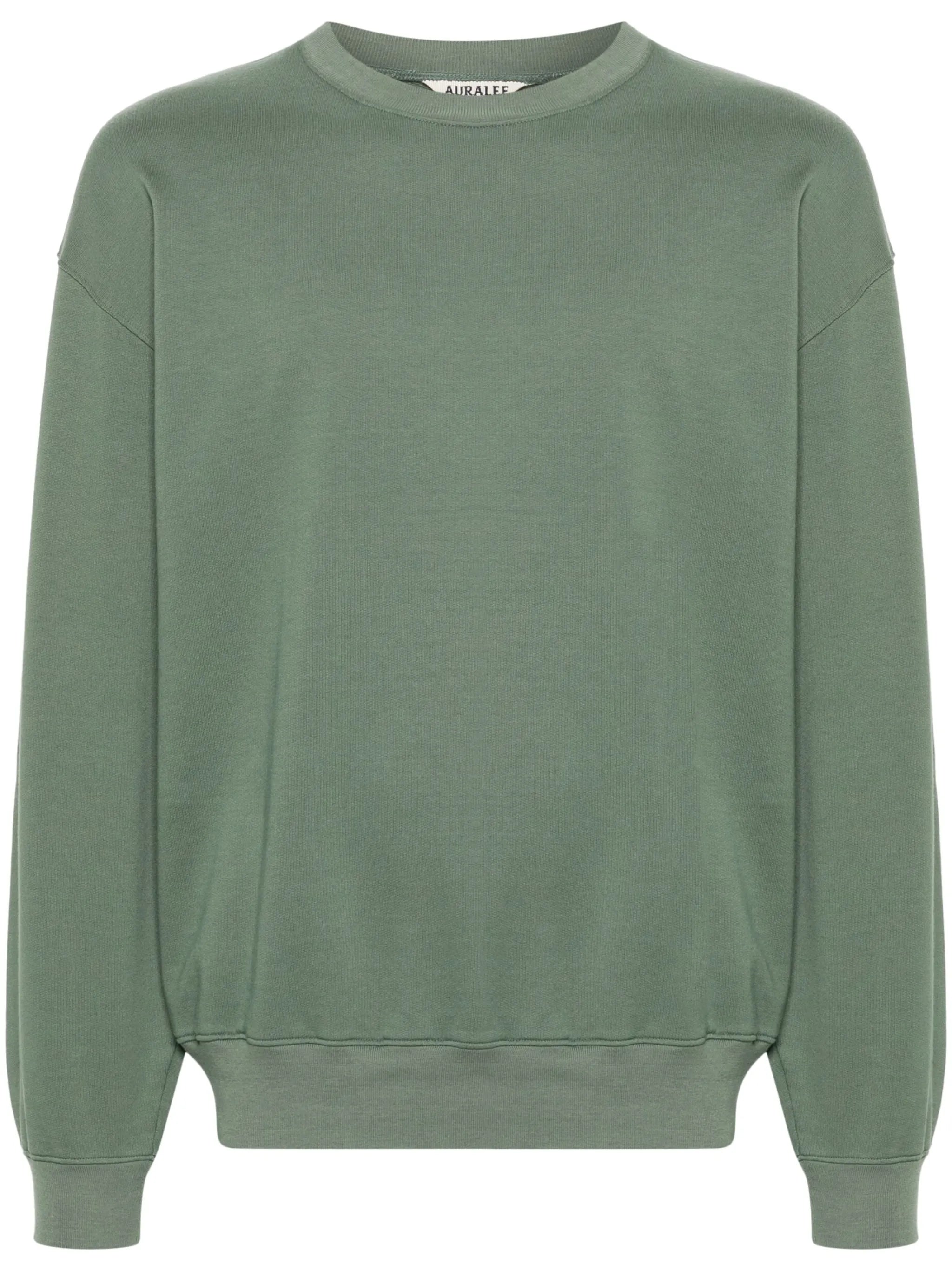 crew-neck cotton sweatshirt