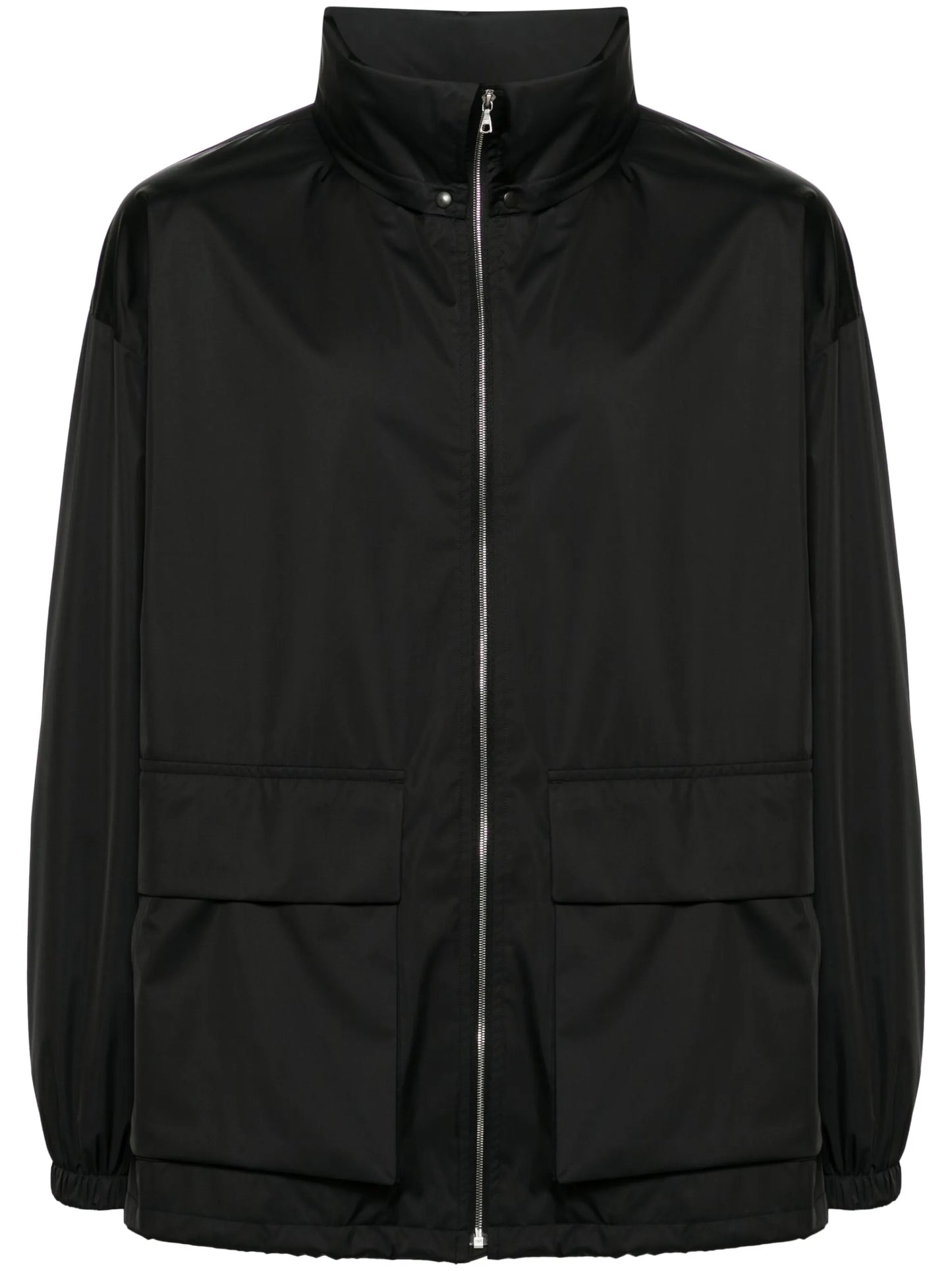 concealed-hood cargo jacket