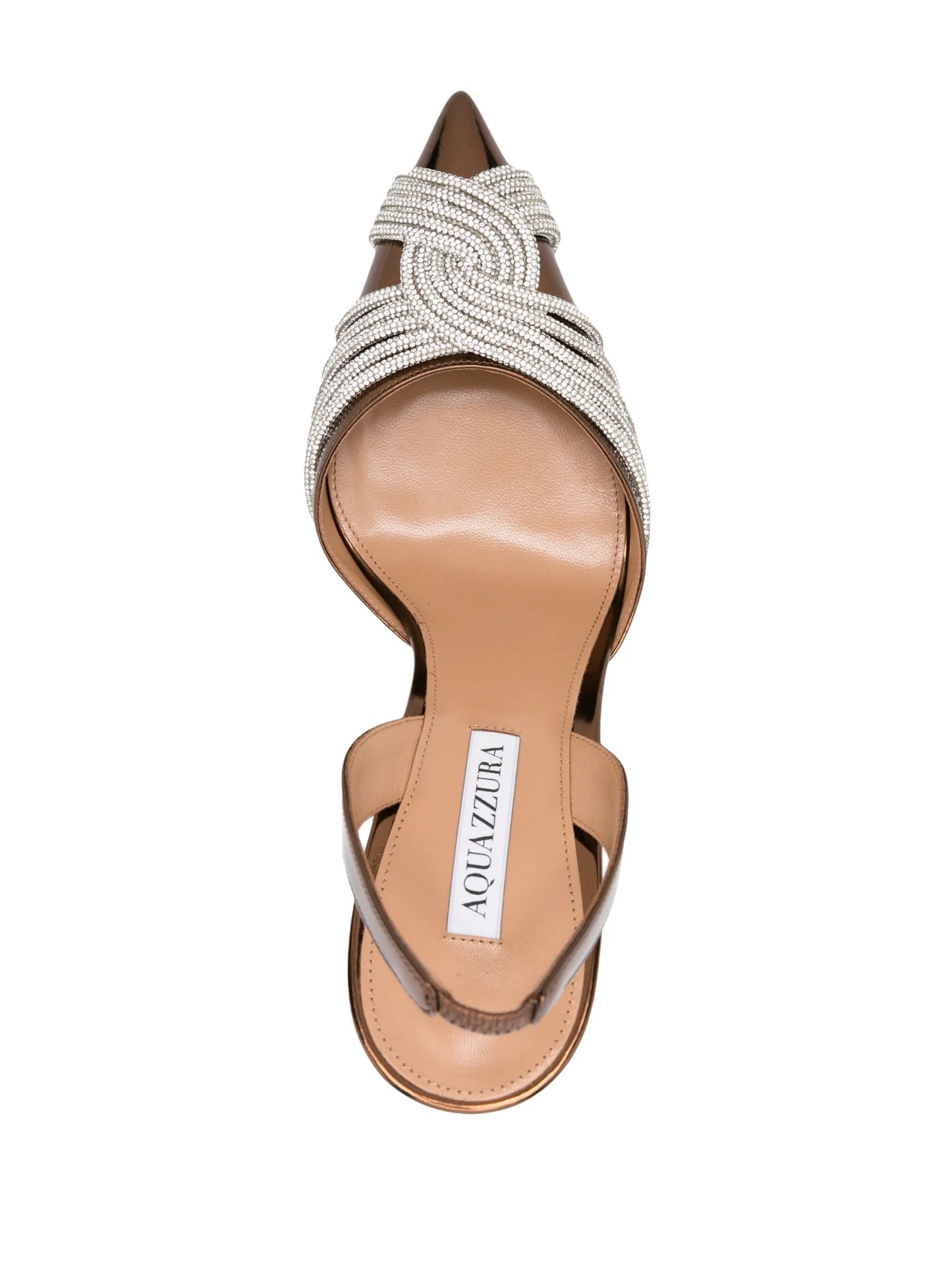 Gatsby 120mm crystal-embellished pumps