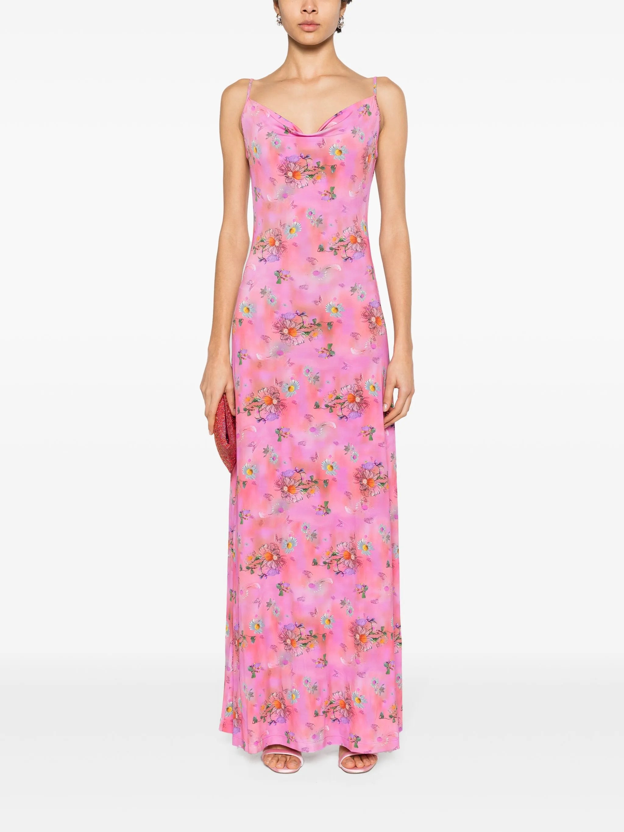 Ita floral-print maxi dress
