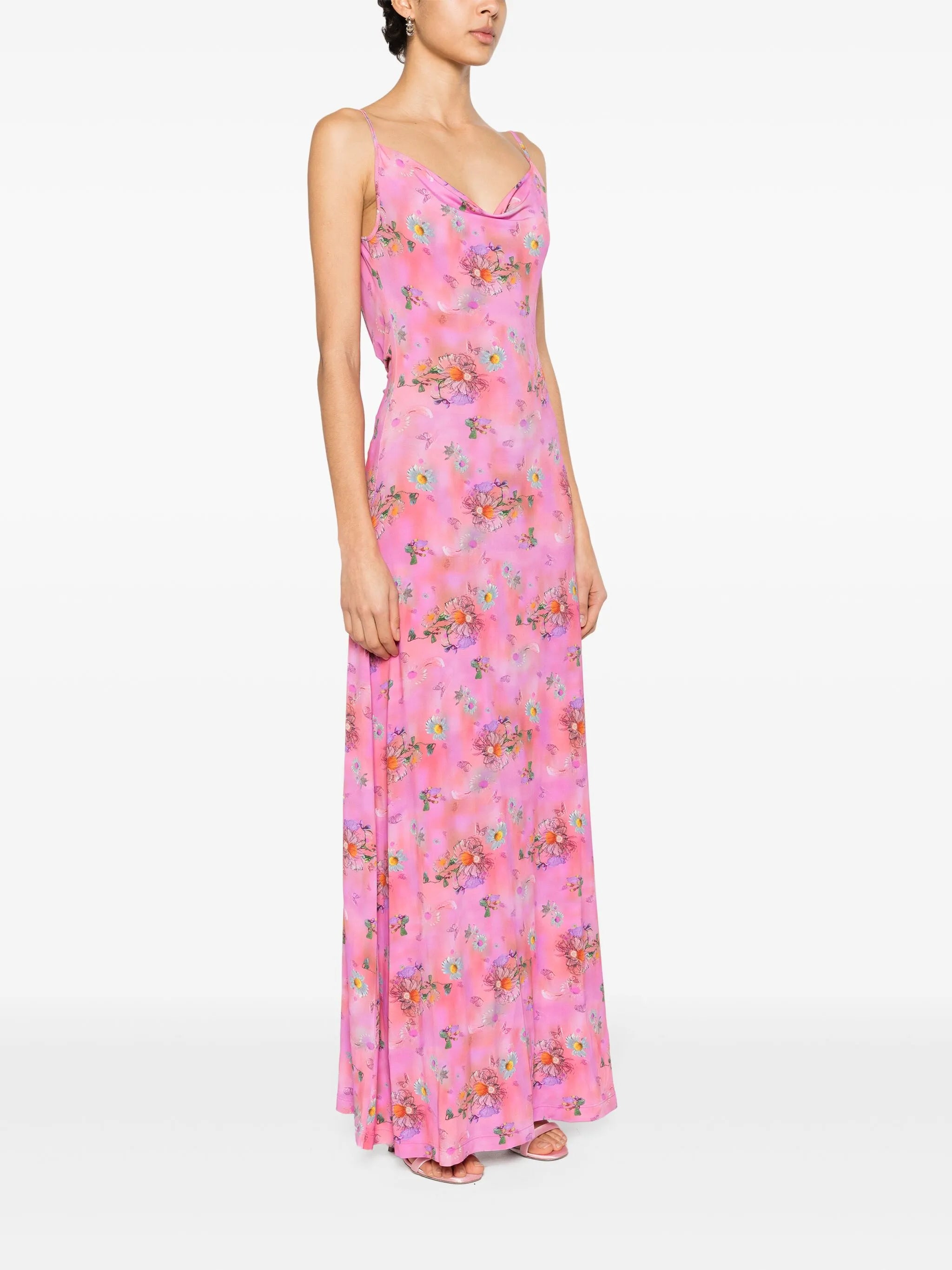 Ita floral-print maxi dress