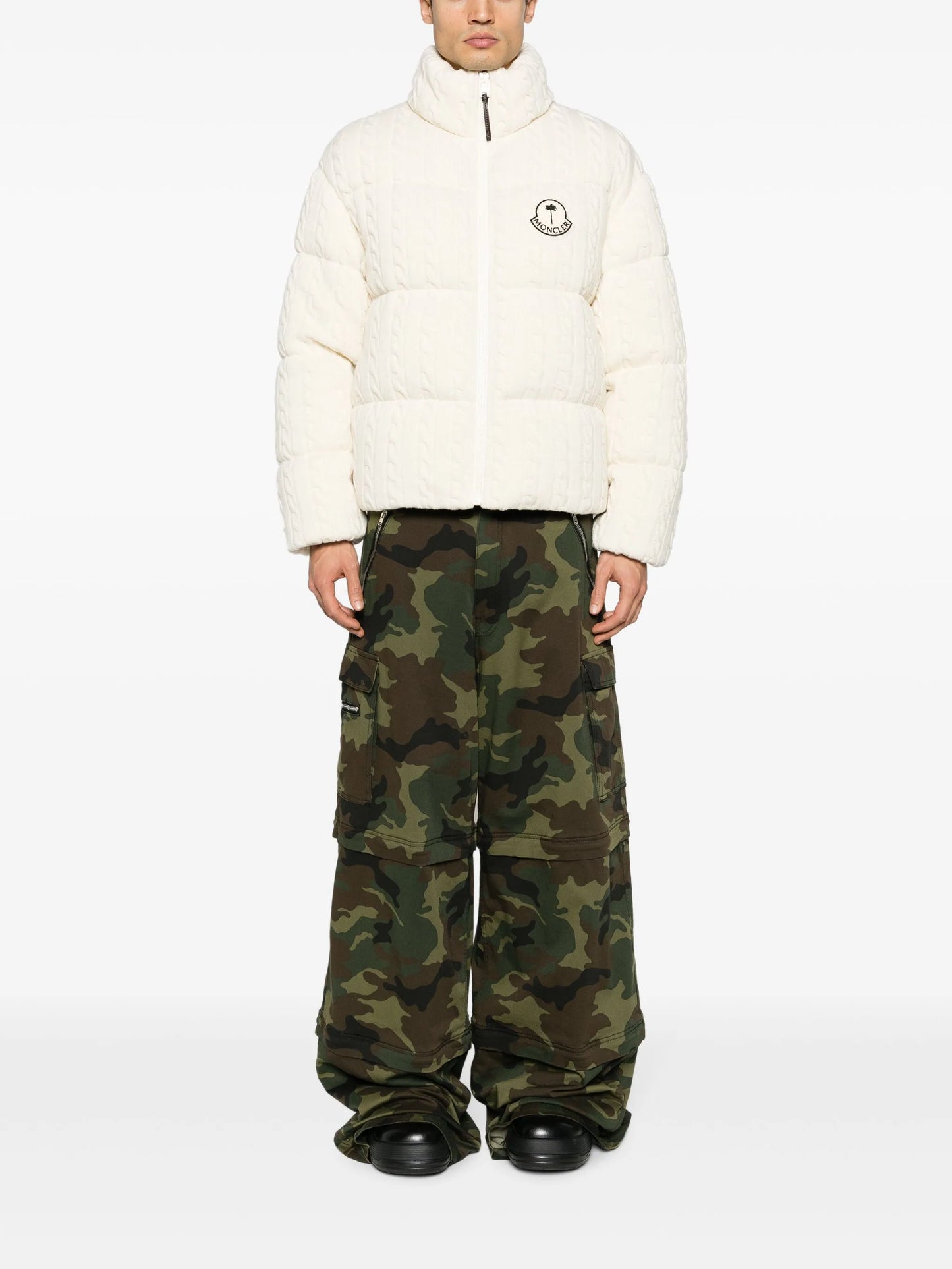 x Palm Angels Dendrite puffer jacket
