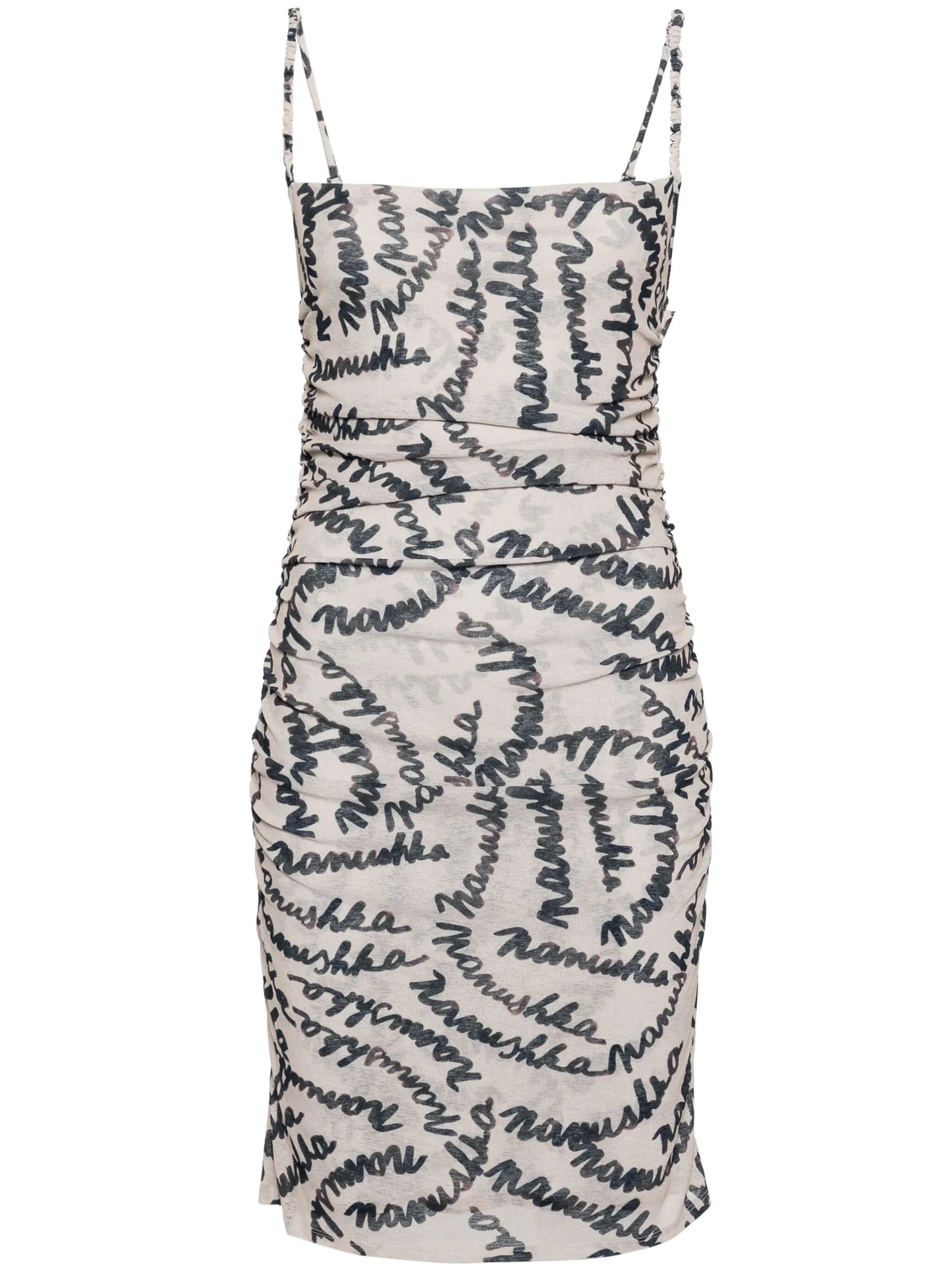 Adie scribble-print minidress