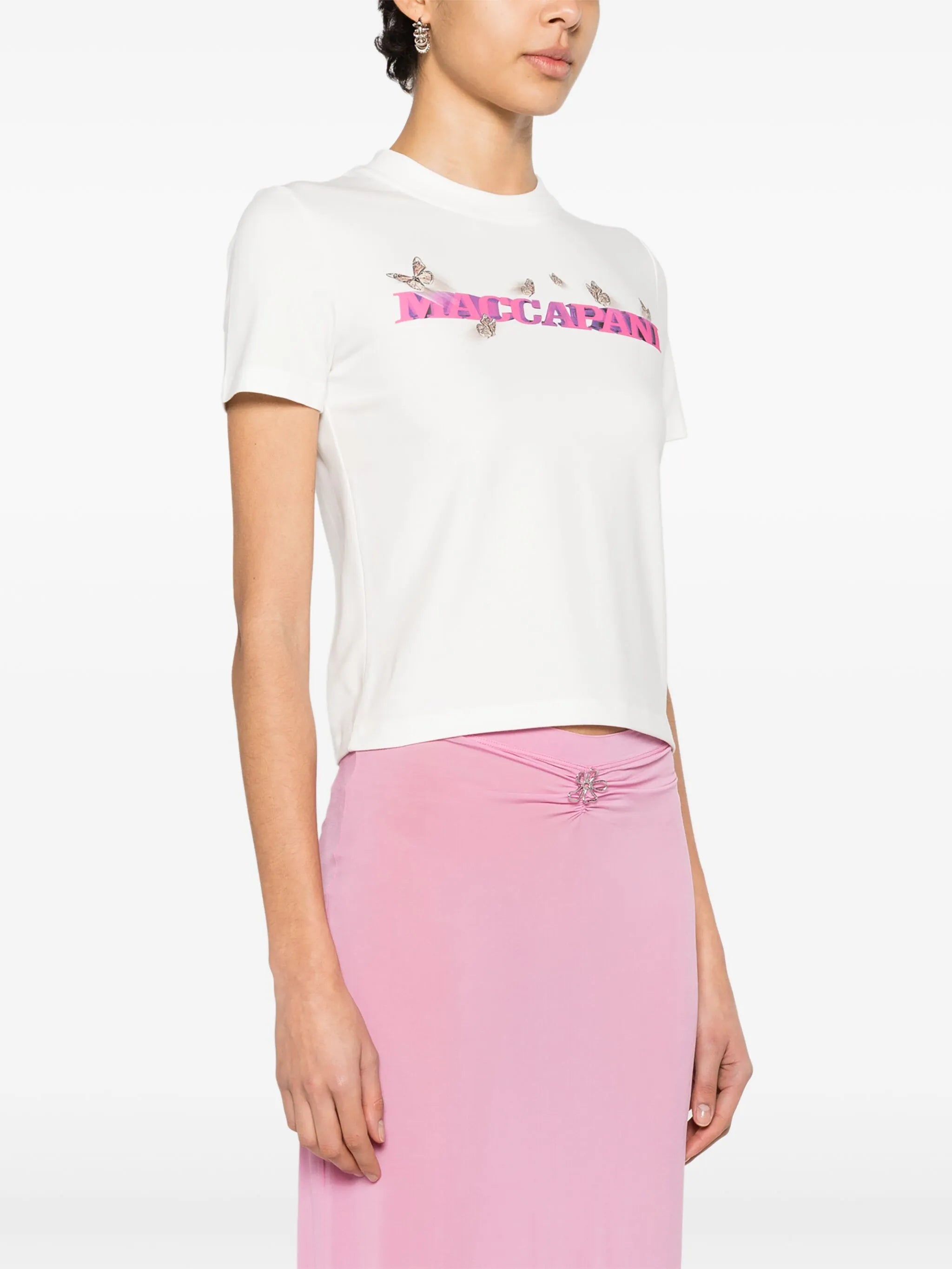 logo-print cotton T-shirt