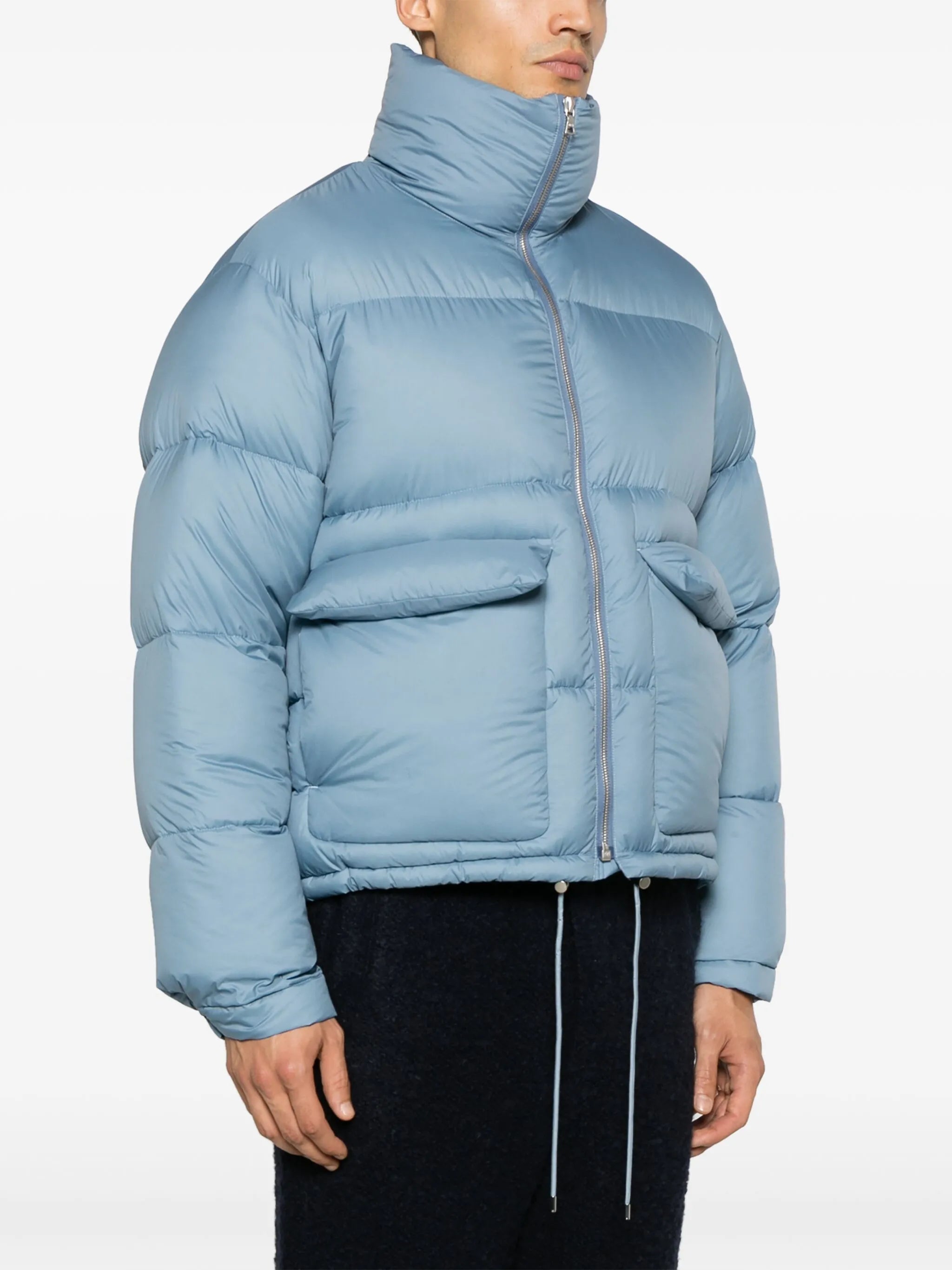 high-neck padded jacket