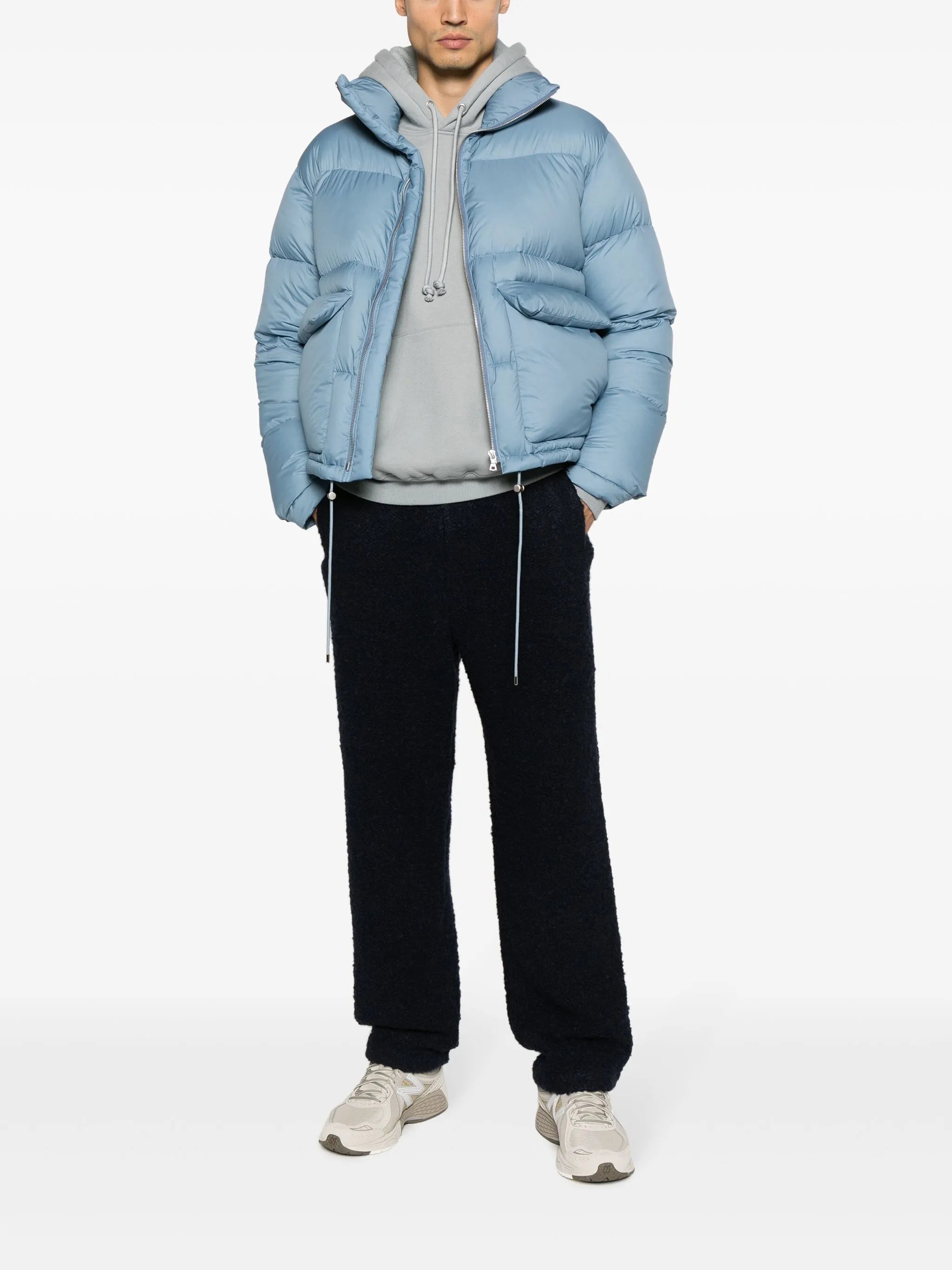 high-neck padded jacket