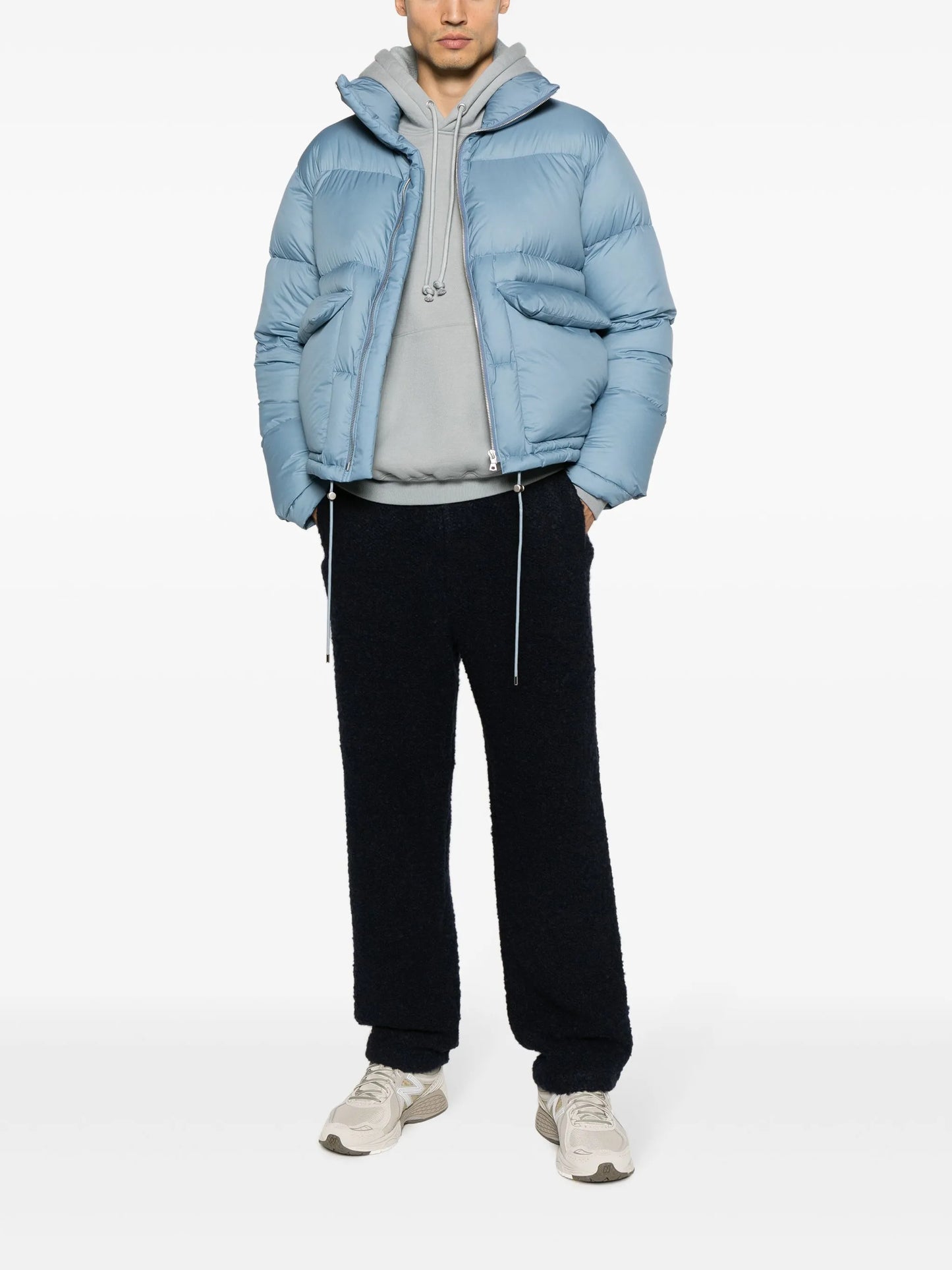 high-neck padded jacket
