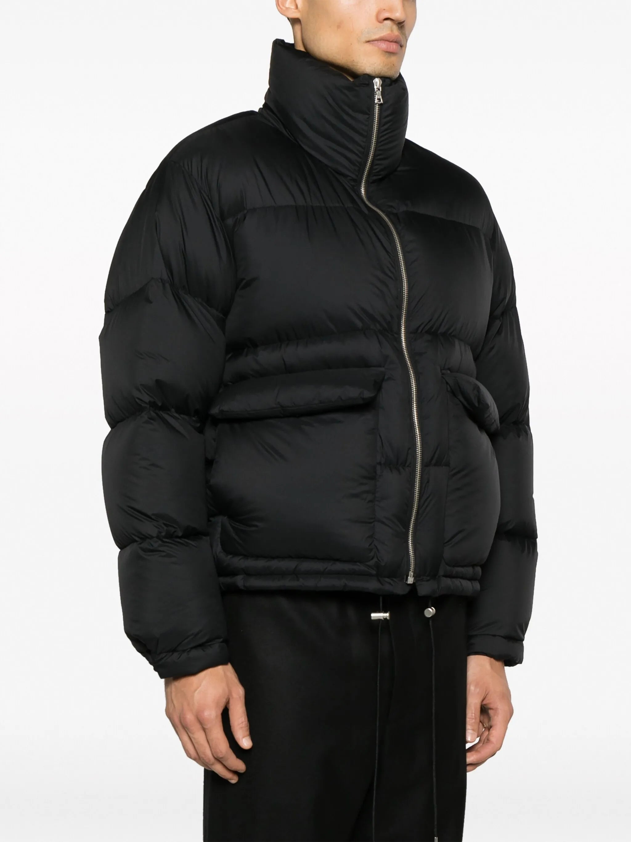 high-neck padded jacket