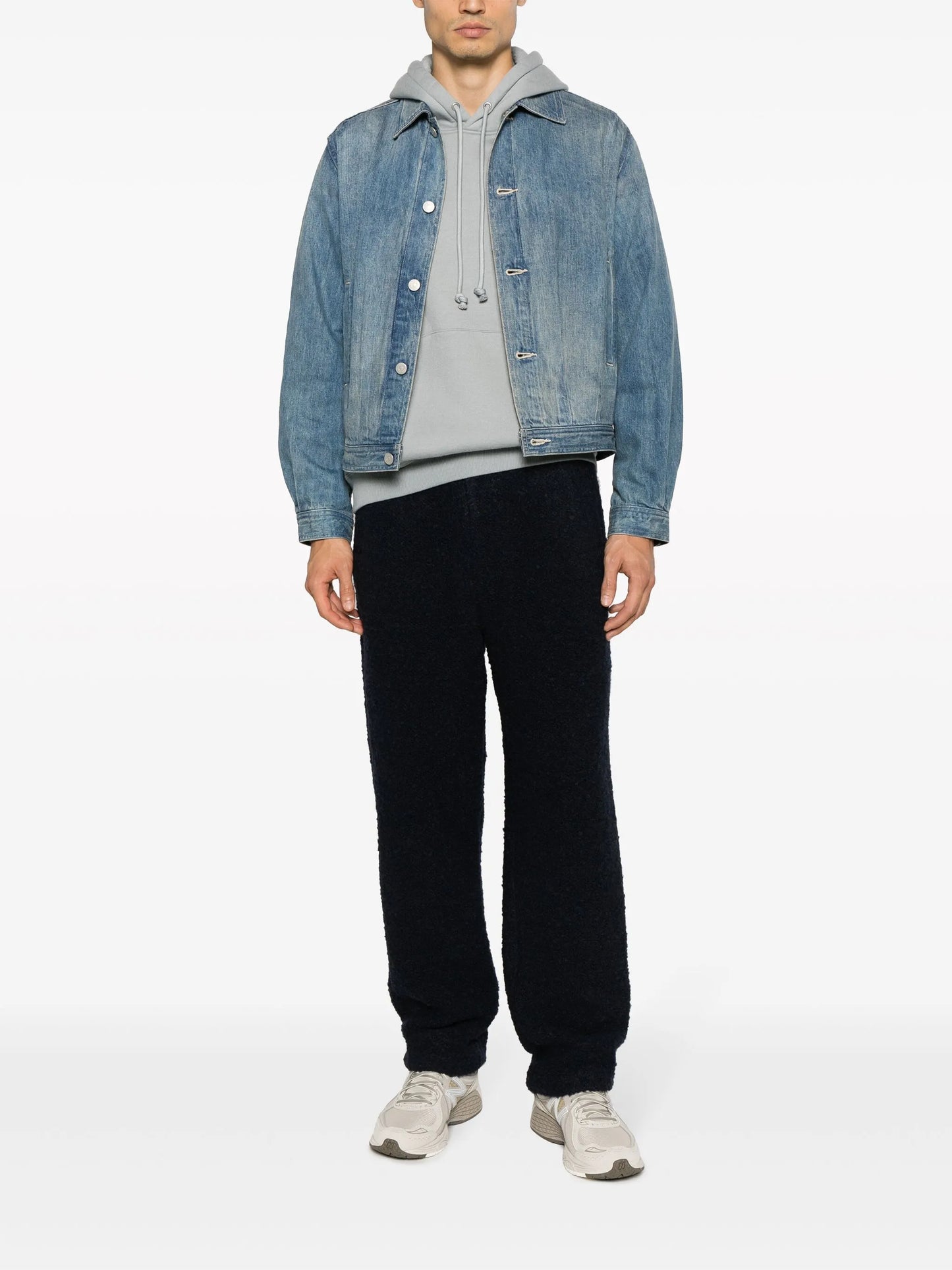 button-up jeans jacket