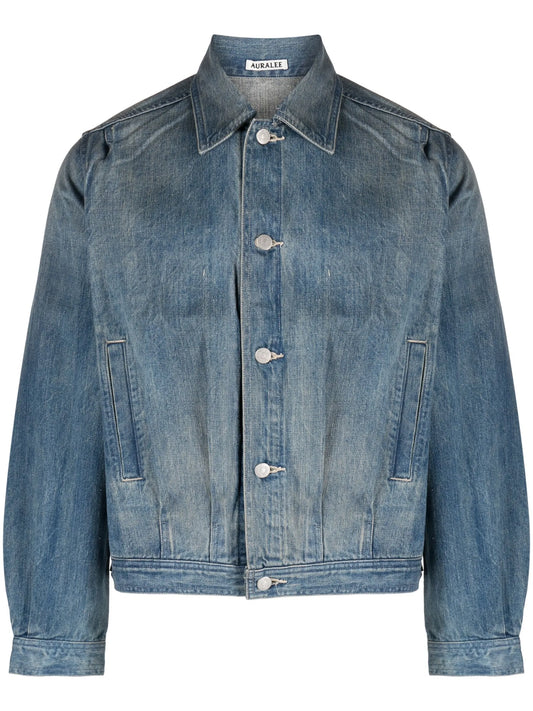 button-up jeans jacket