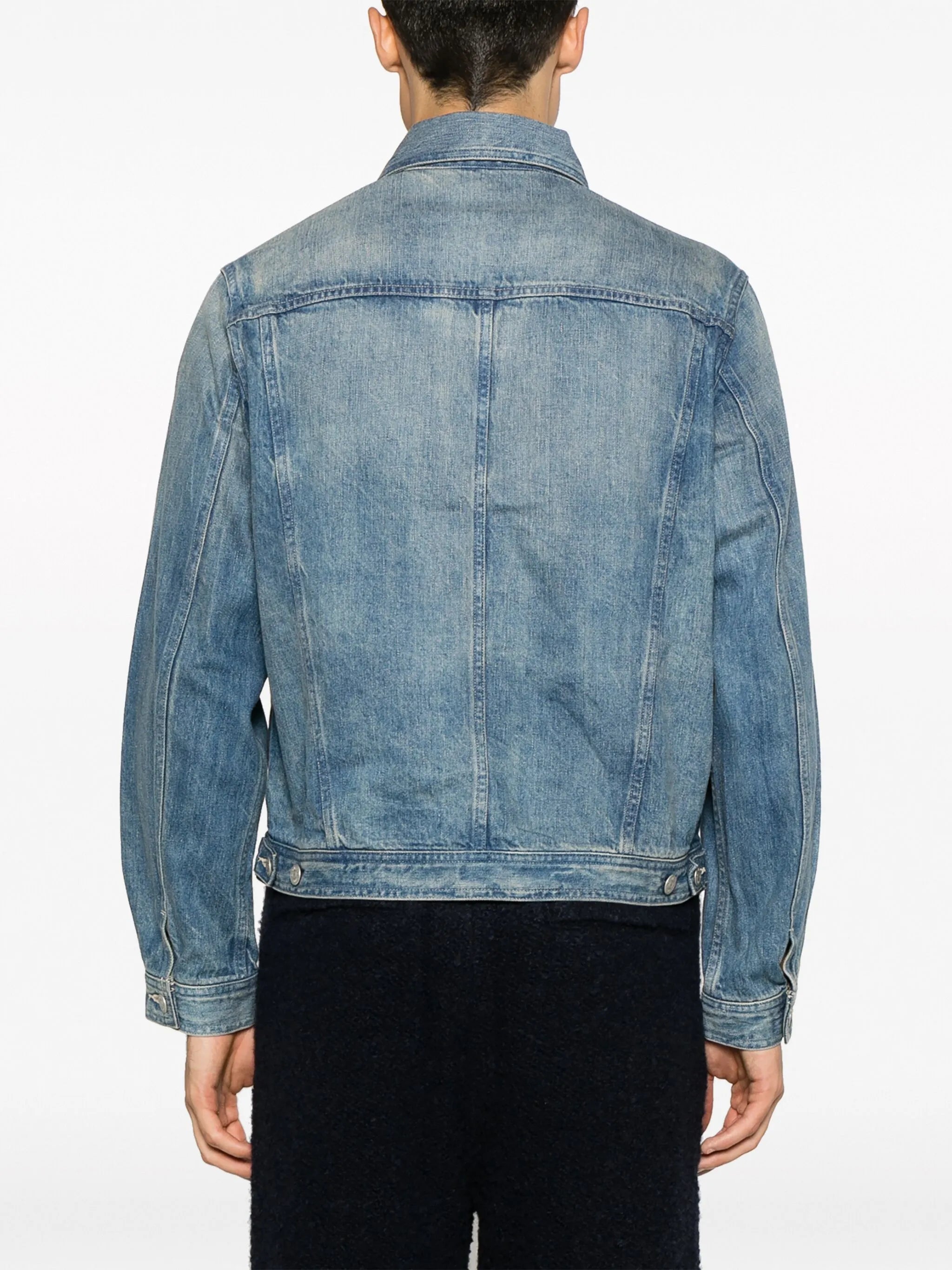 button-up jeans jacket
