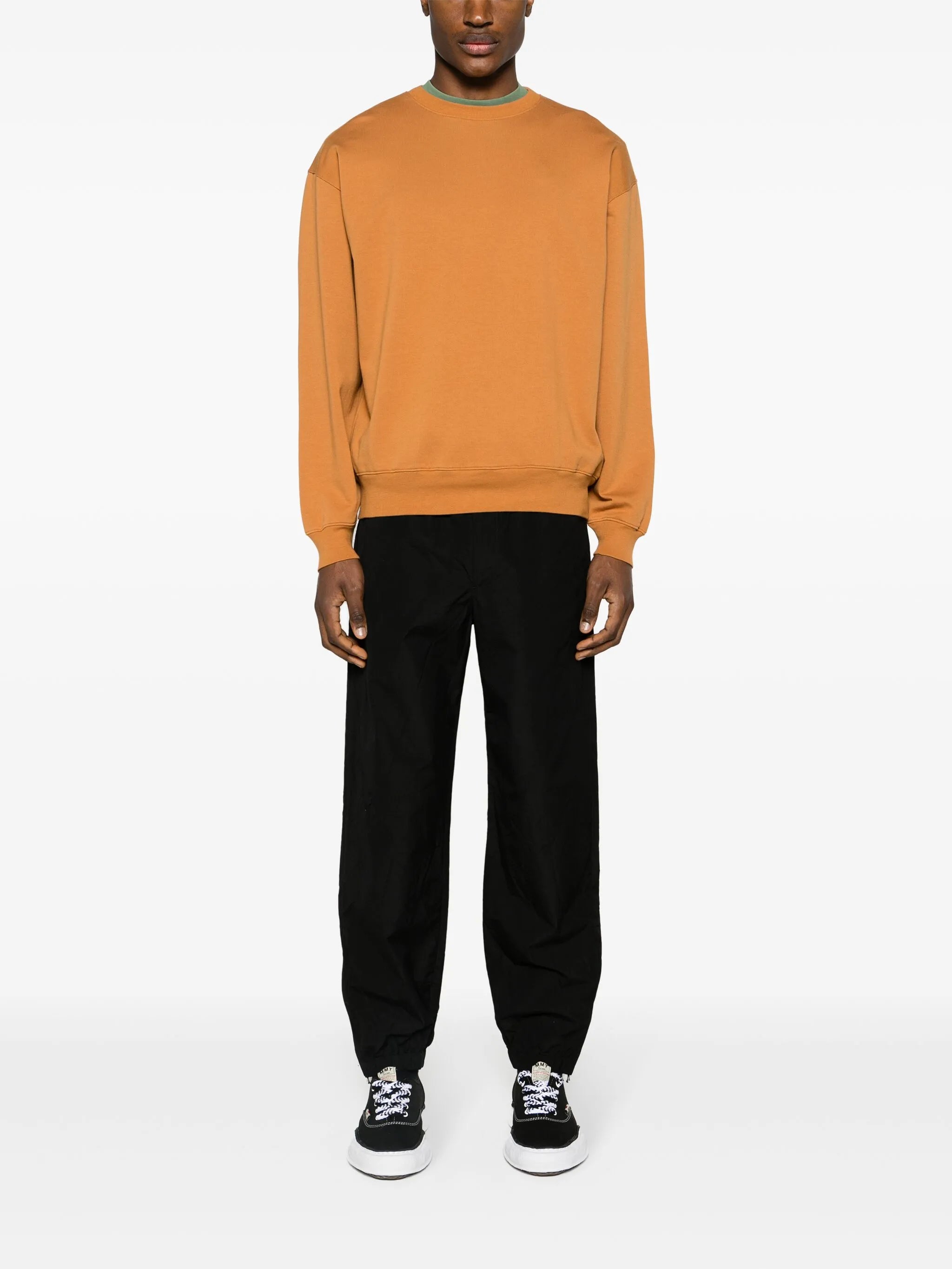 crew-neck cotton sweatshirt