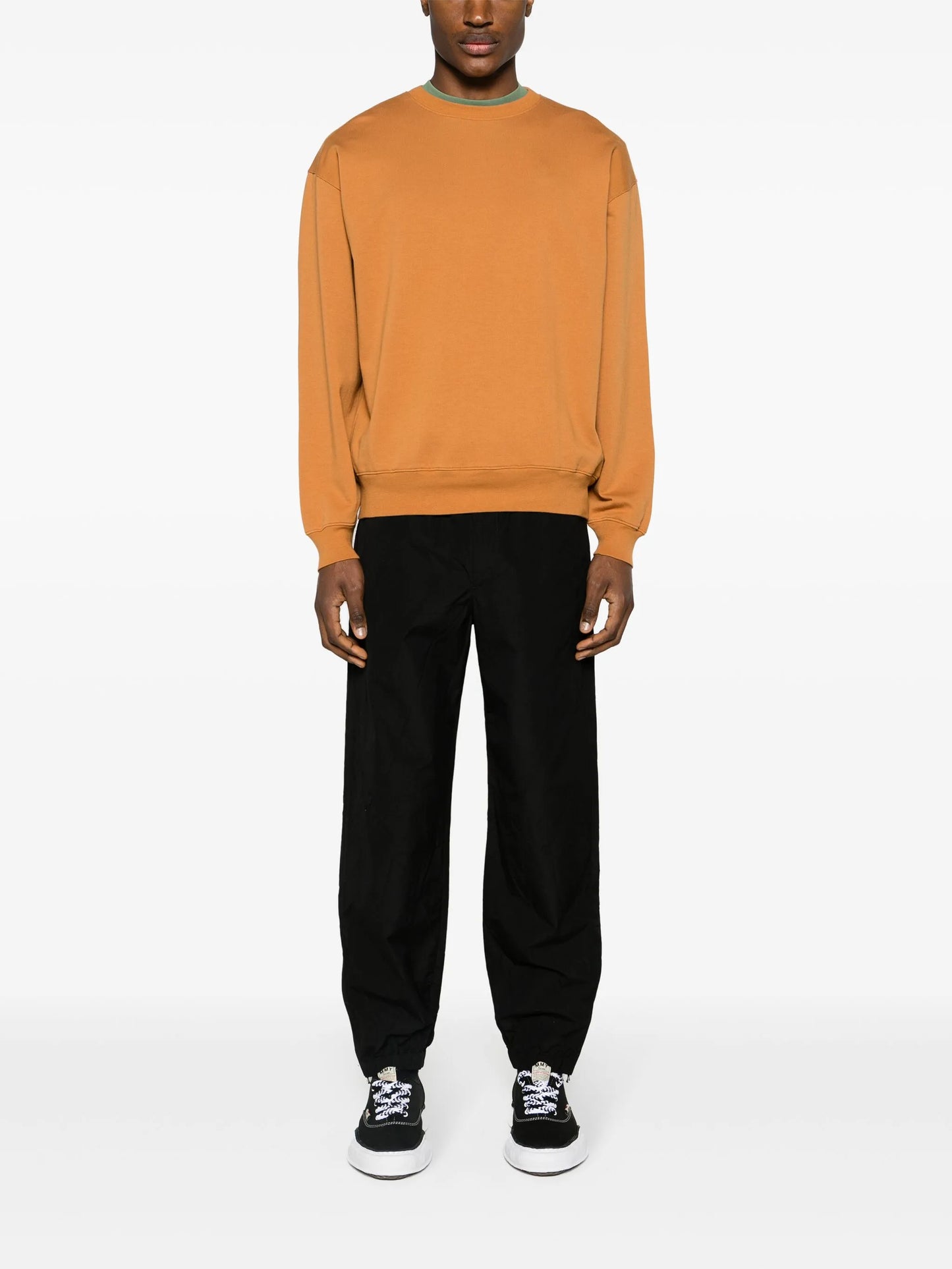 crew-neck cotton sweatshirt