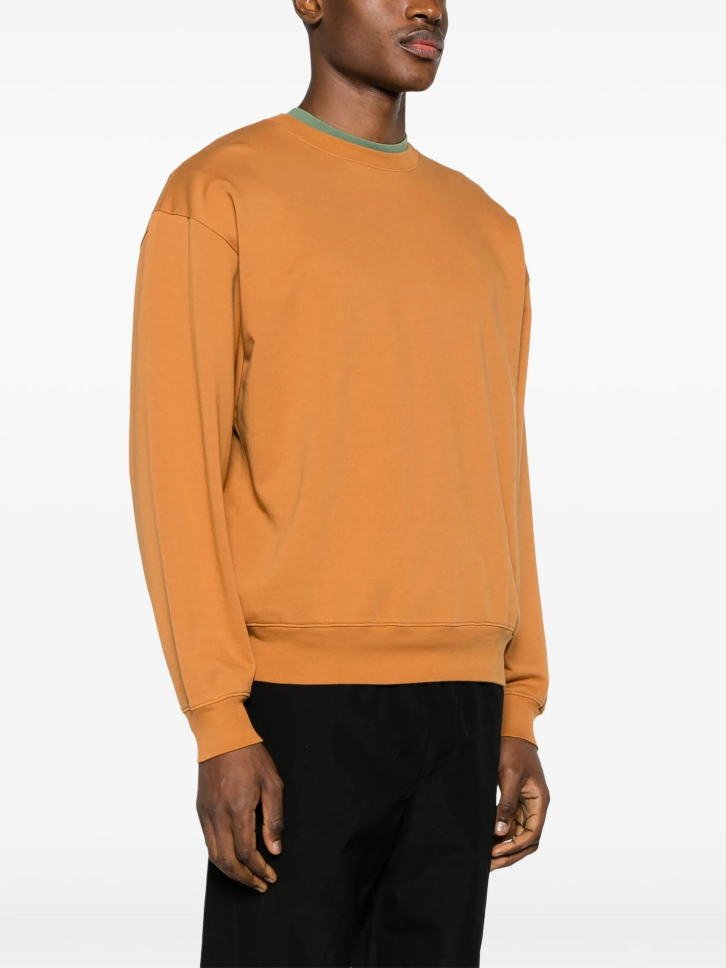 crew-neck cotton sweatshirt