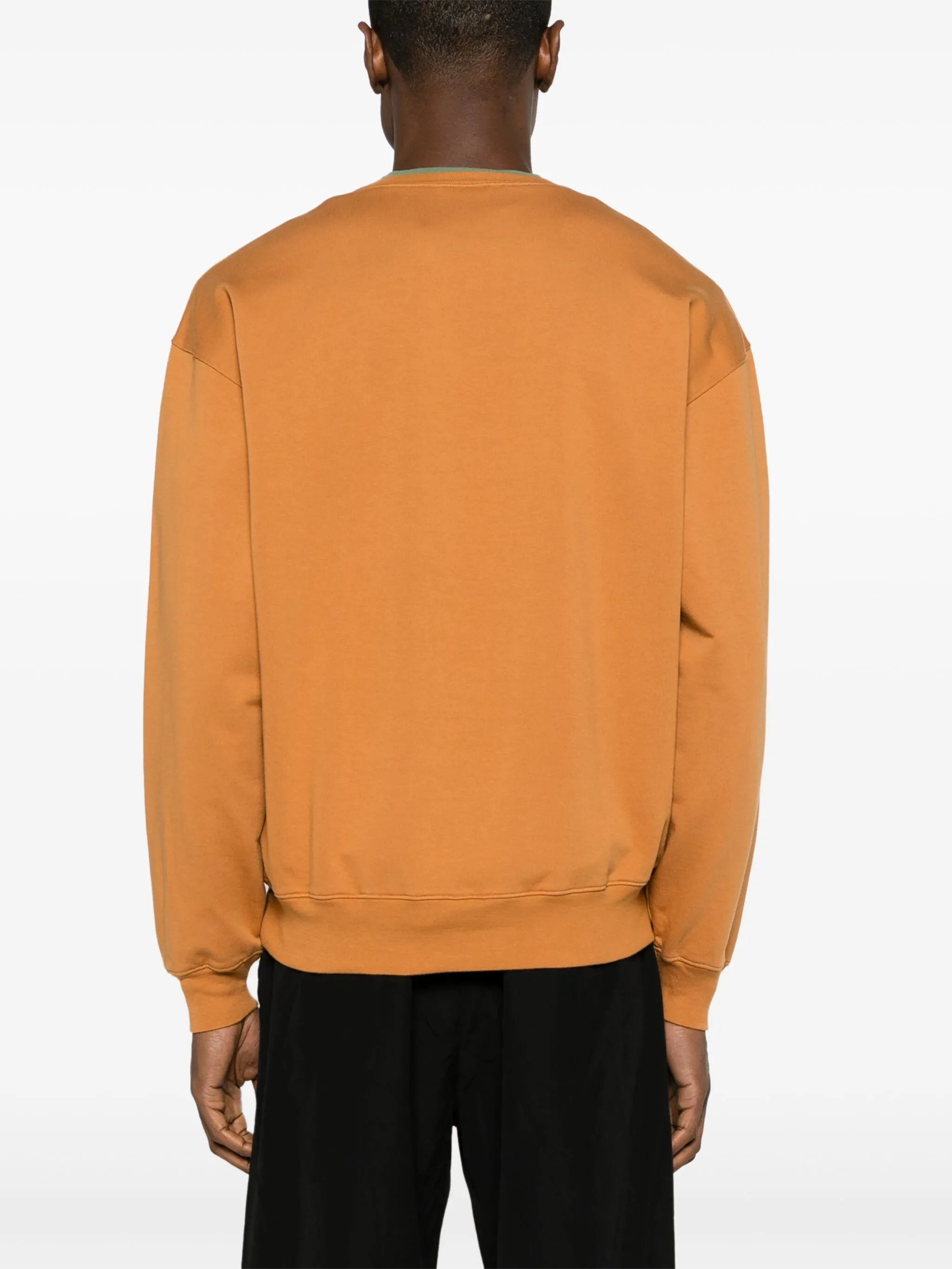 crew-neck cotton sweatshirt
