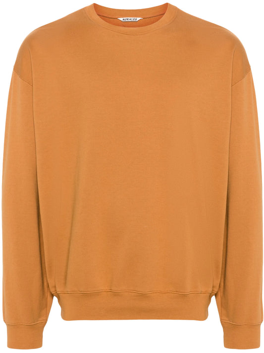 crew-neck cotton sweatshirt