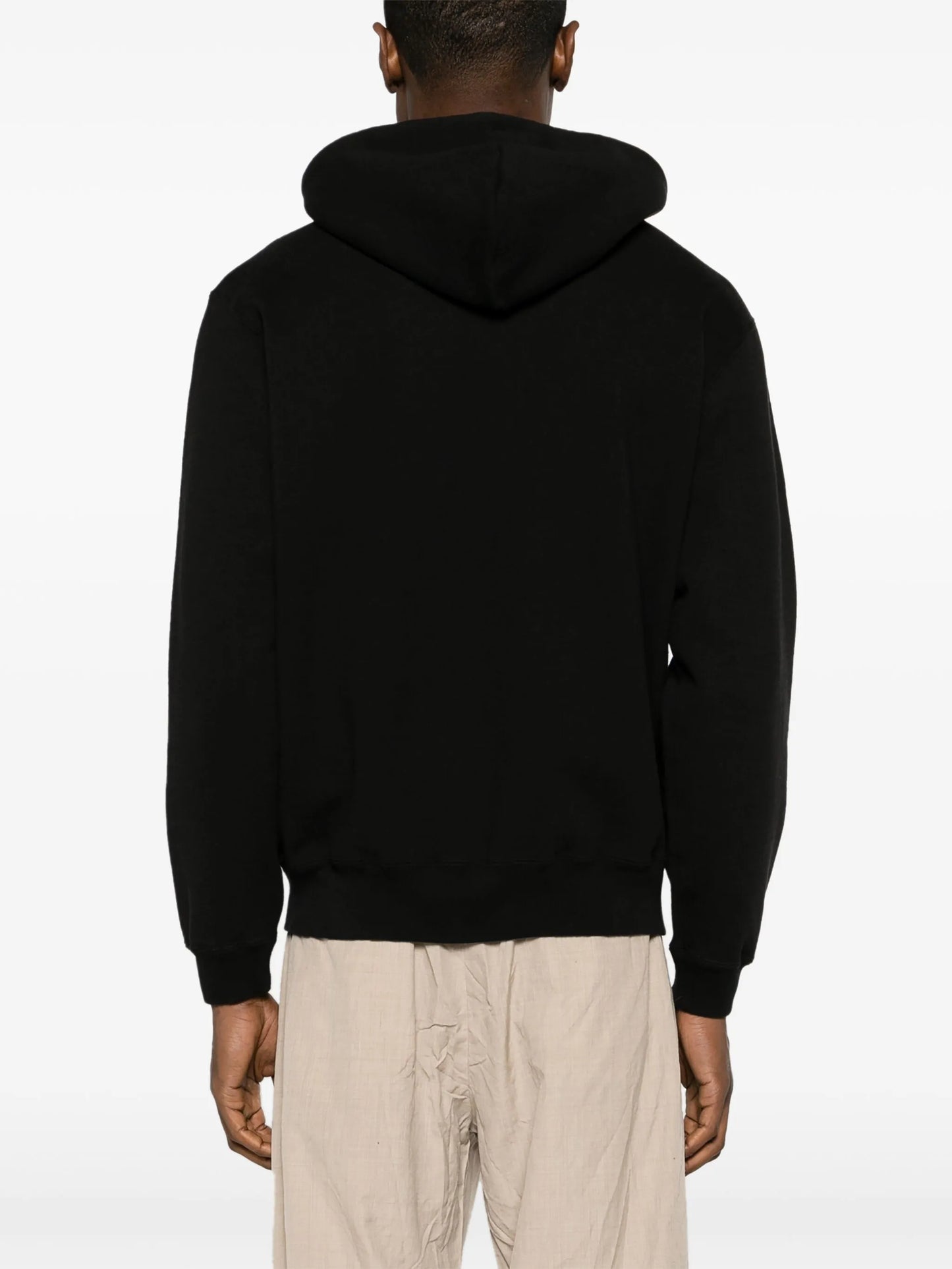 zip-up cotton hoodie