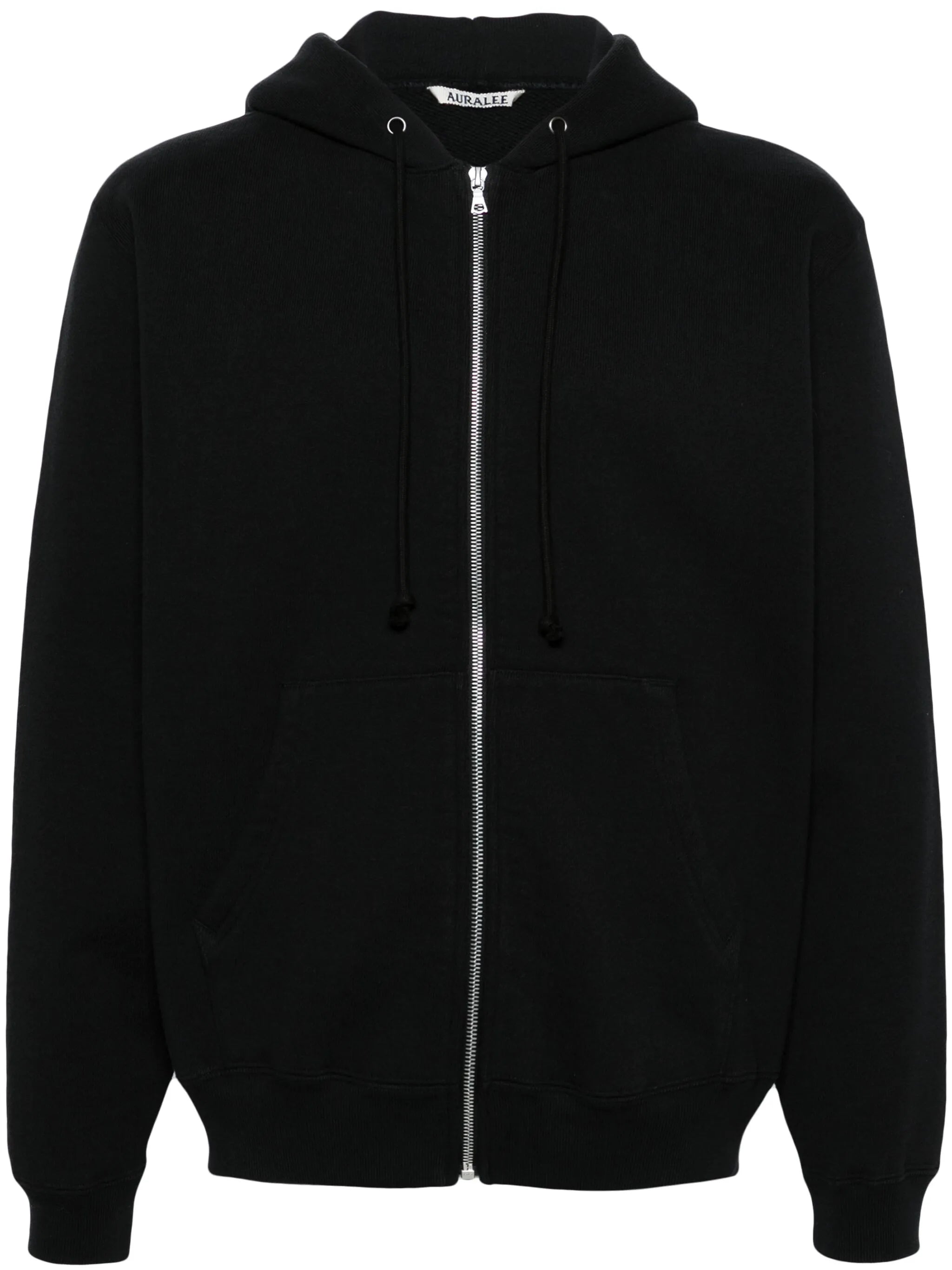 zip-up cotton hoodie