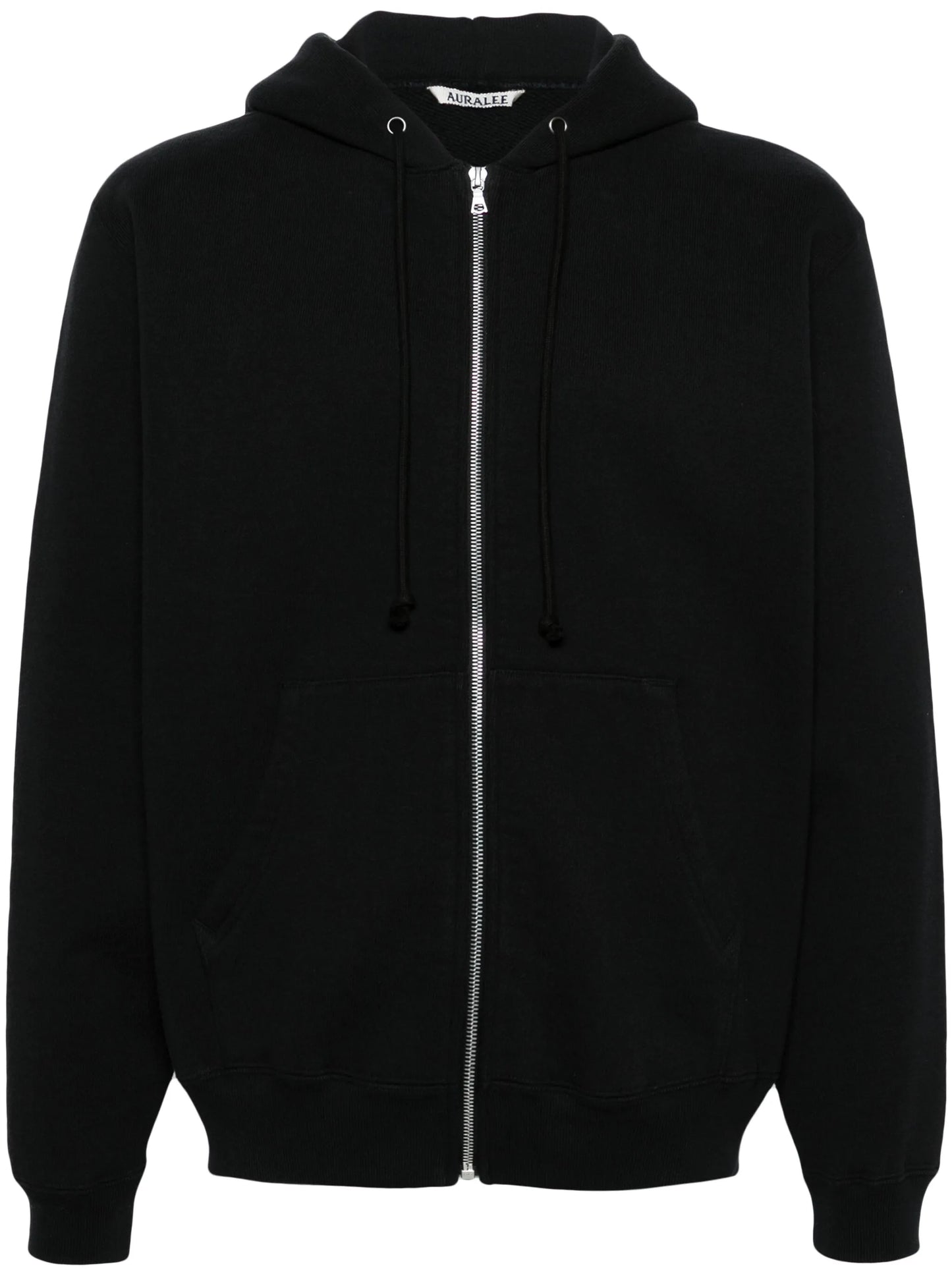 zip-up cotton hoodie