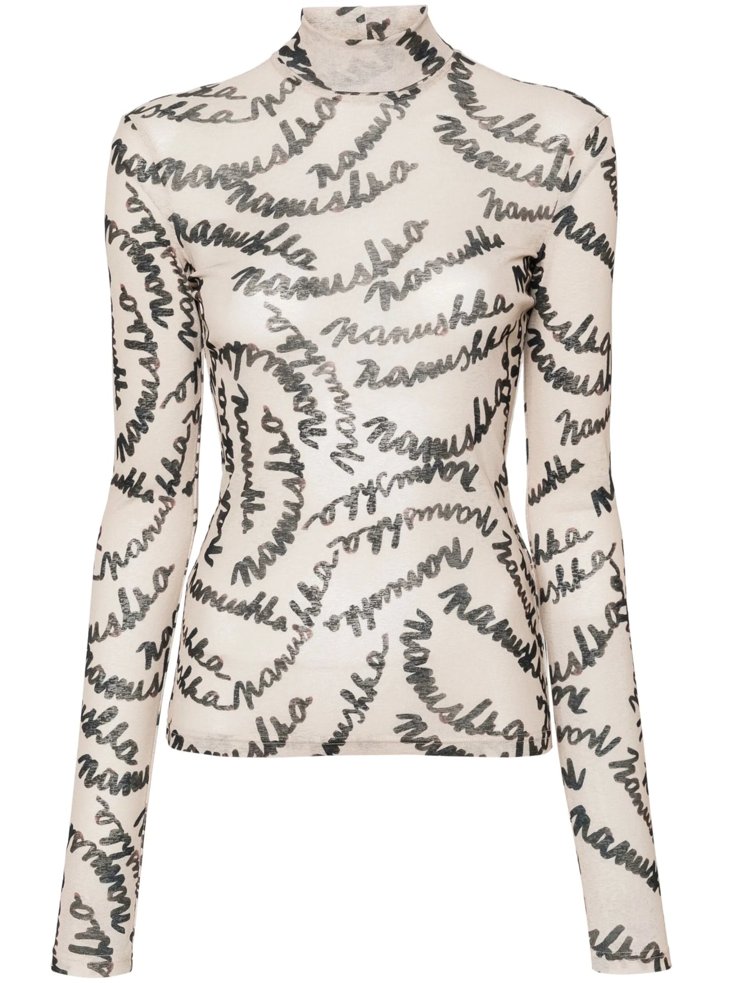 Harri roll-neck blouse