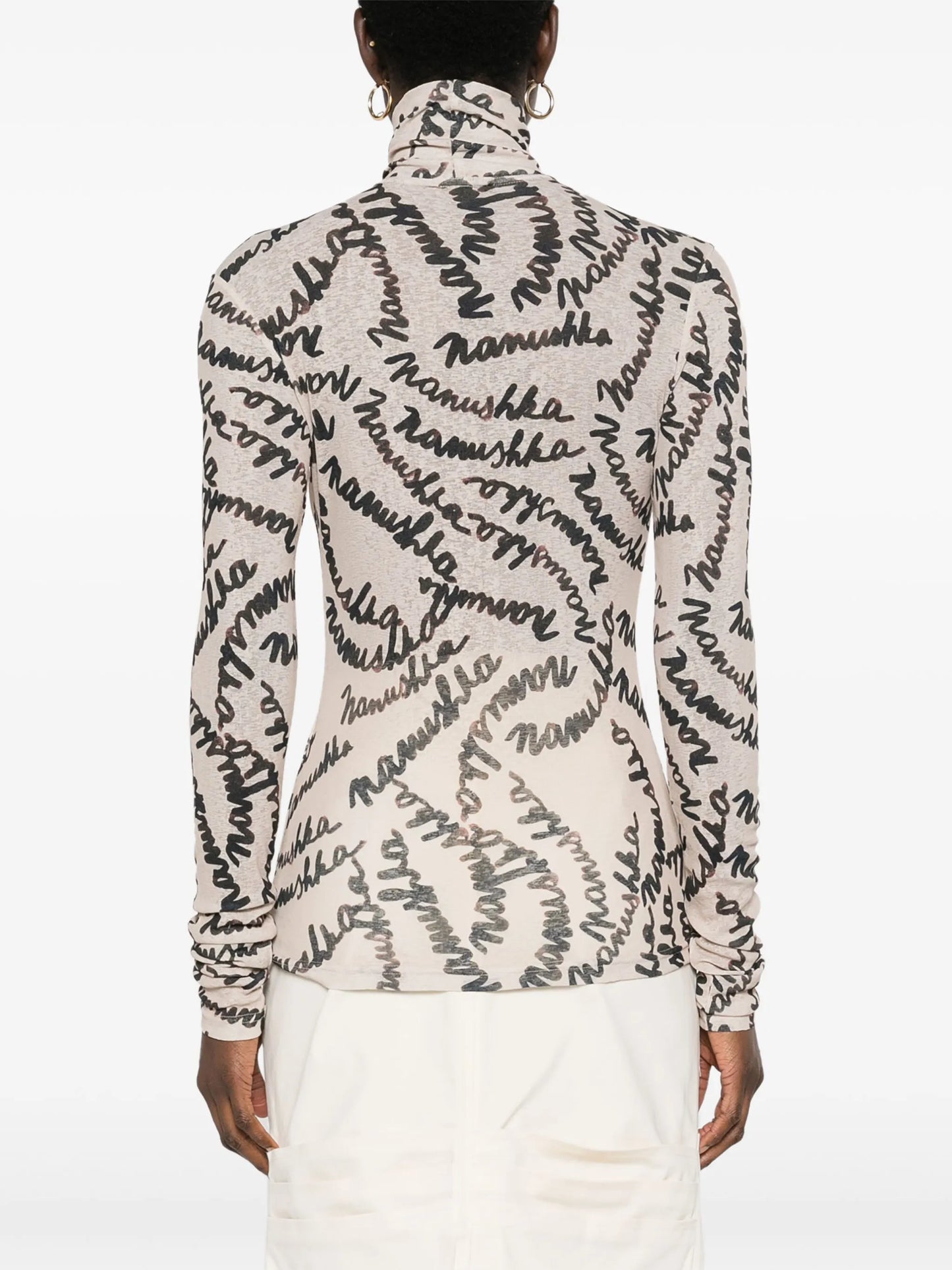 Harri roll-neck blouse