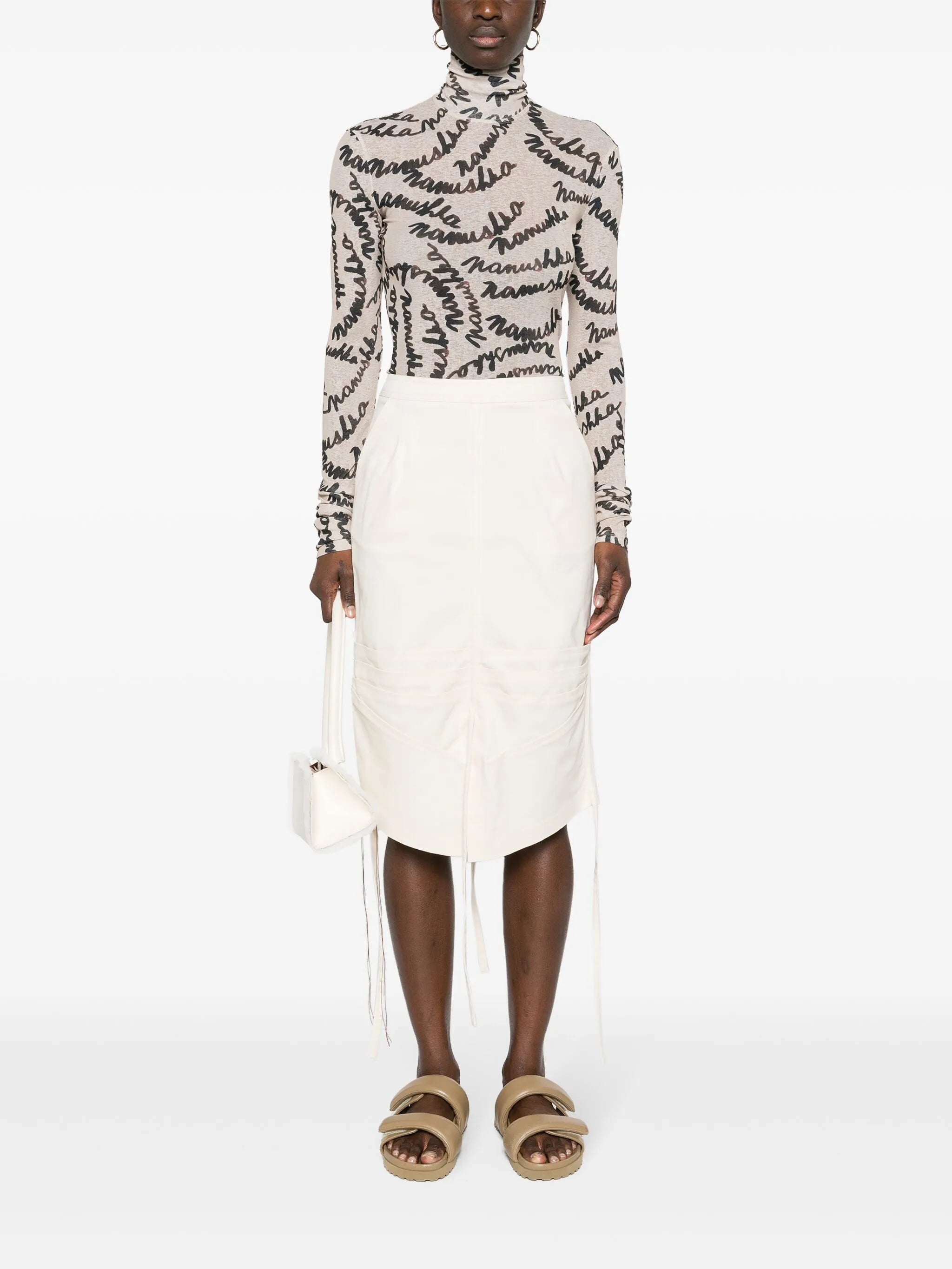 Harri roll-neck blouse