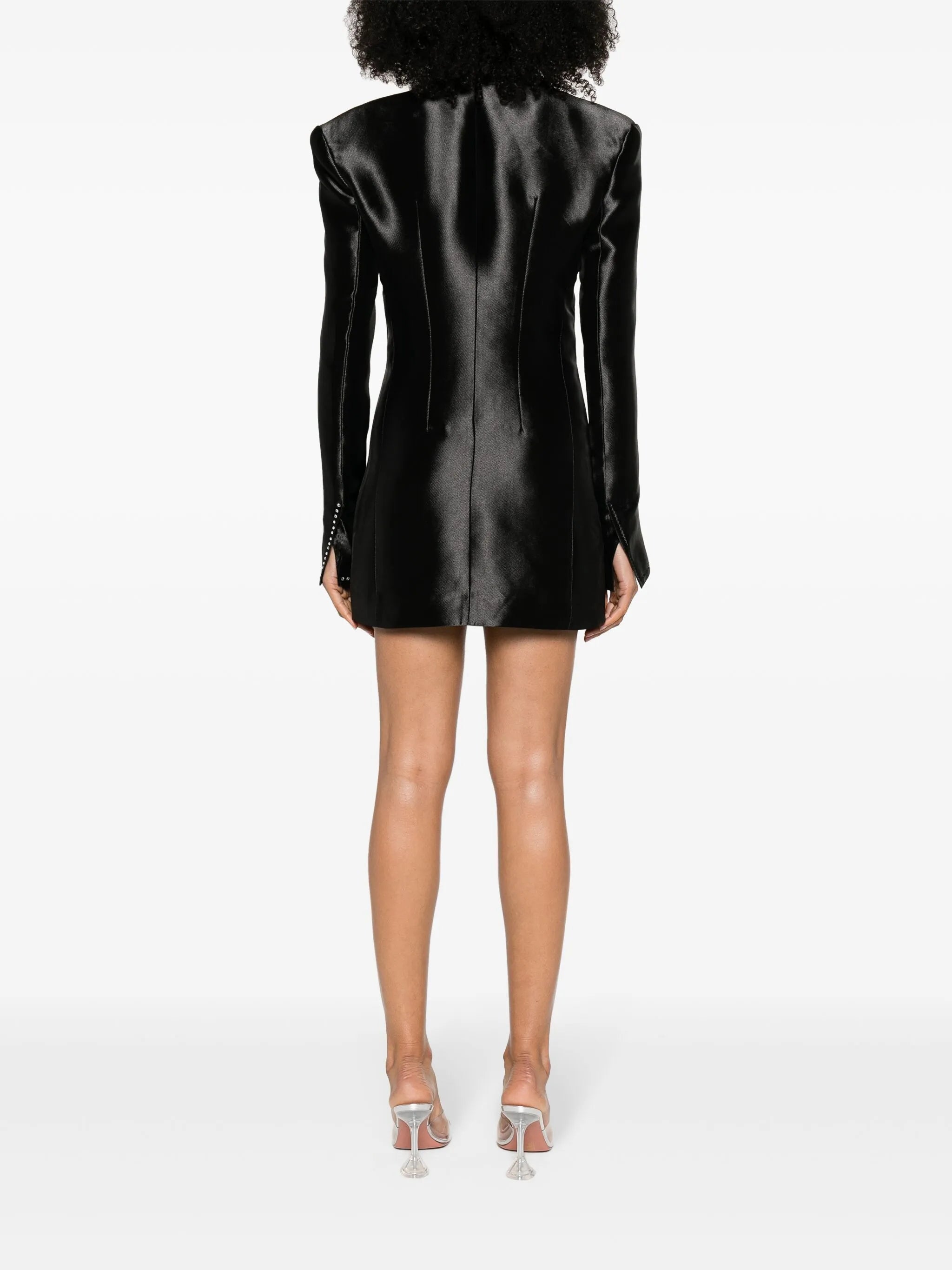 embellished double-breasted blazer dress