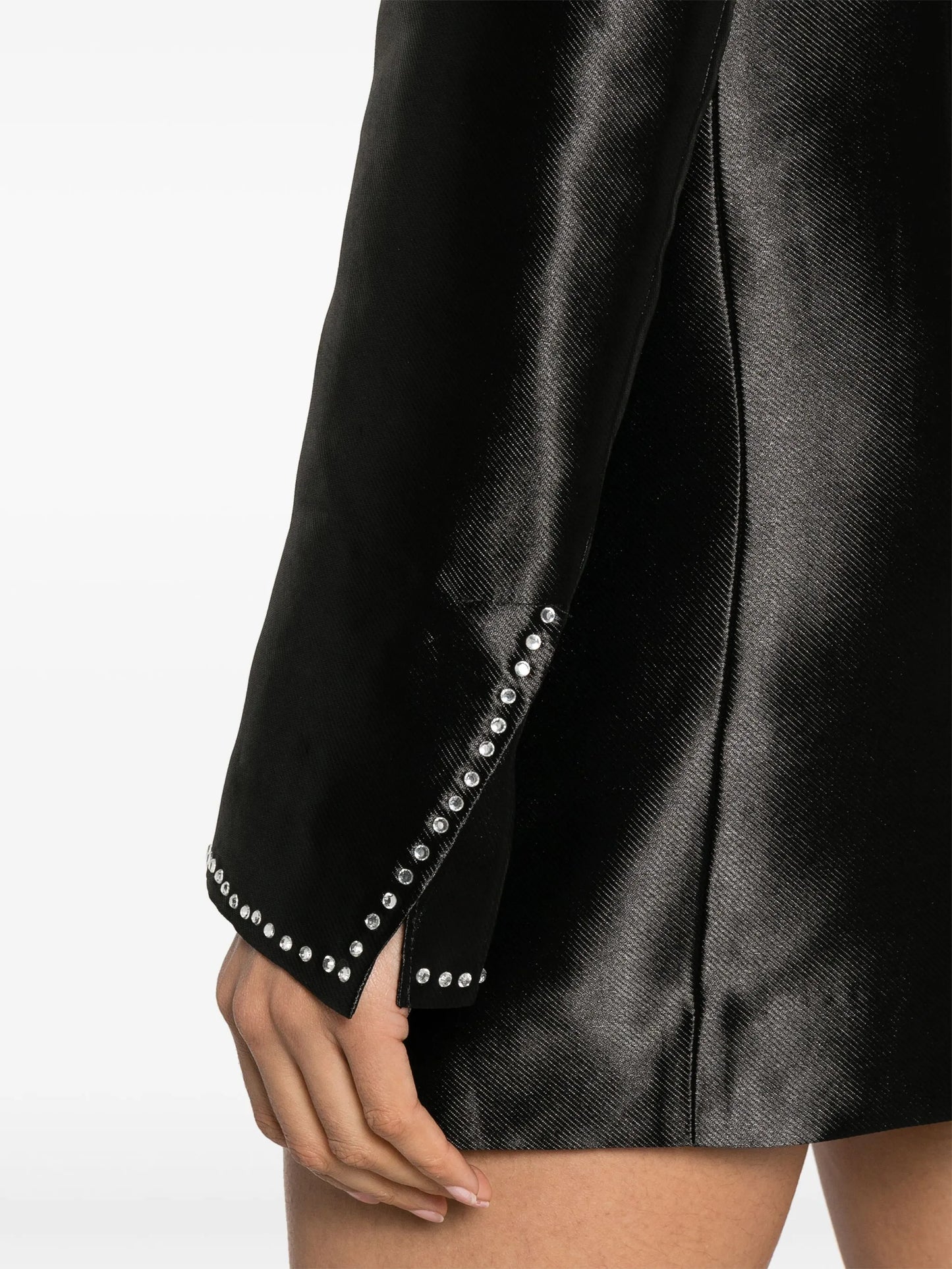 embellished double-breasted blazer dress