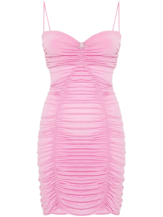 Elena ruched minidress