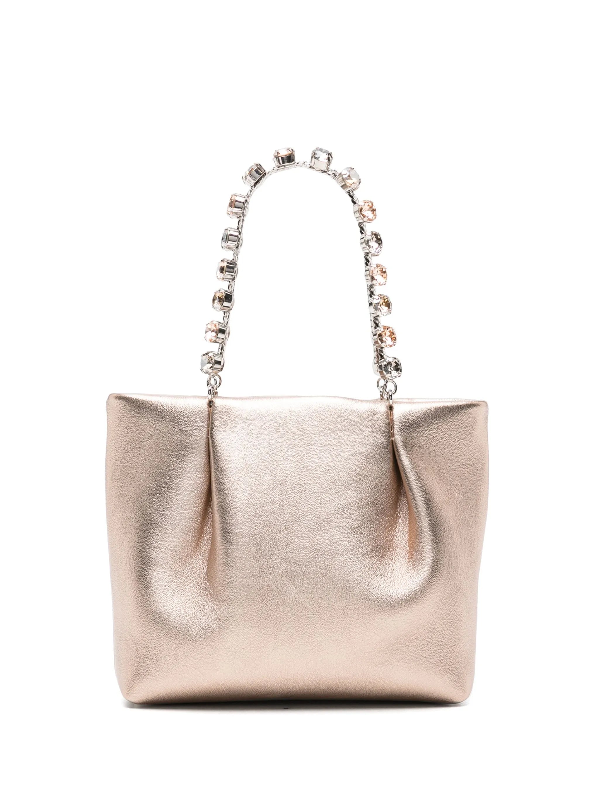 mini Galactic leather tote bag