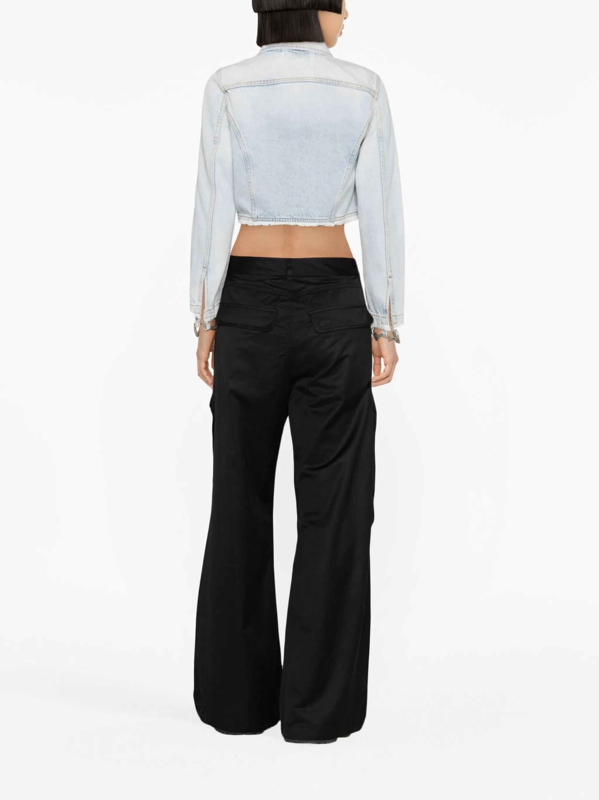 P-Malvarosa-New satin cargo trousers