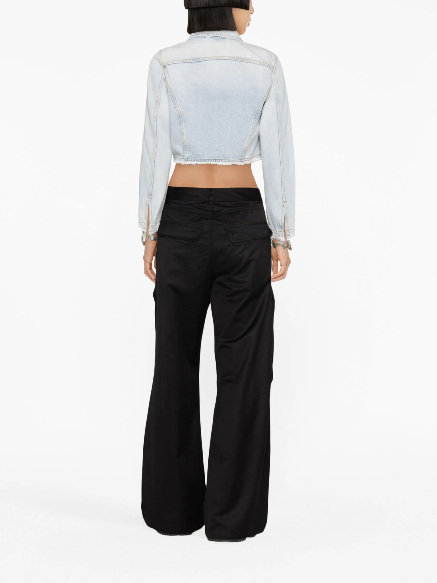 P-Malvarosa-New satin cargo trousers