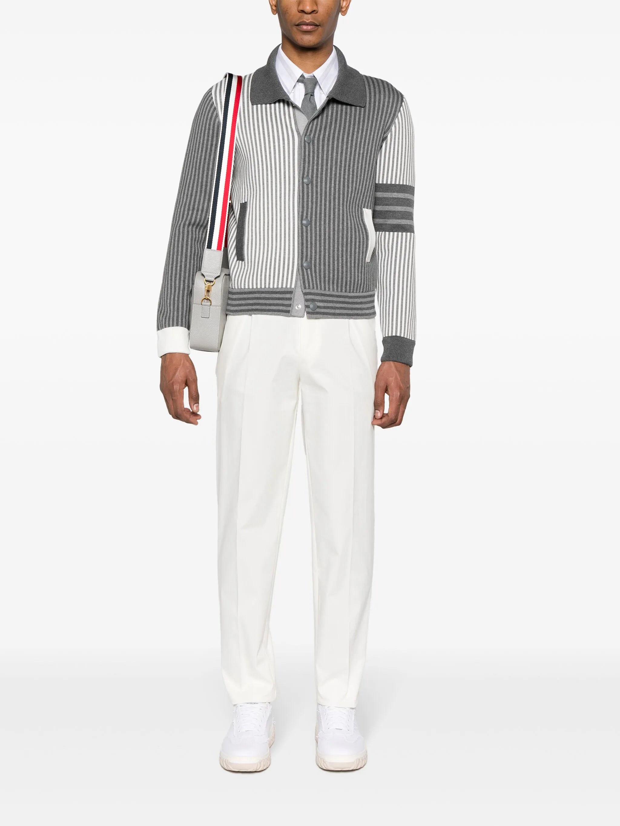 Fun-Mix striped cardigan