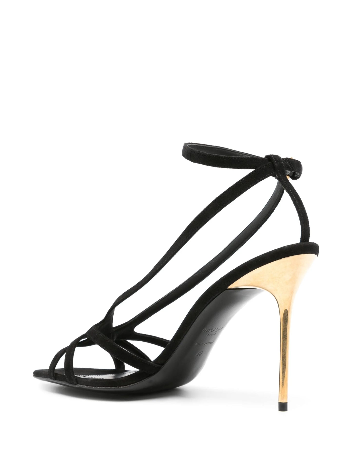 Ruby 95mm suede sandals